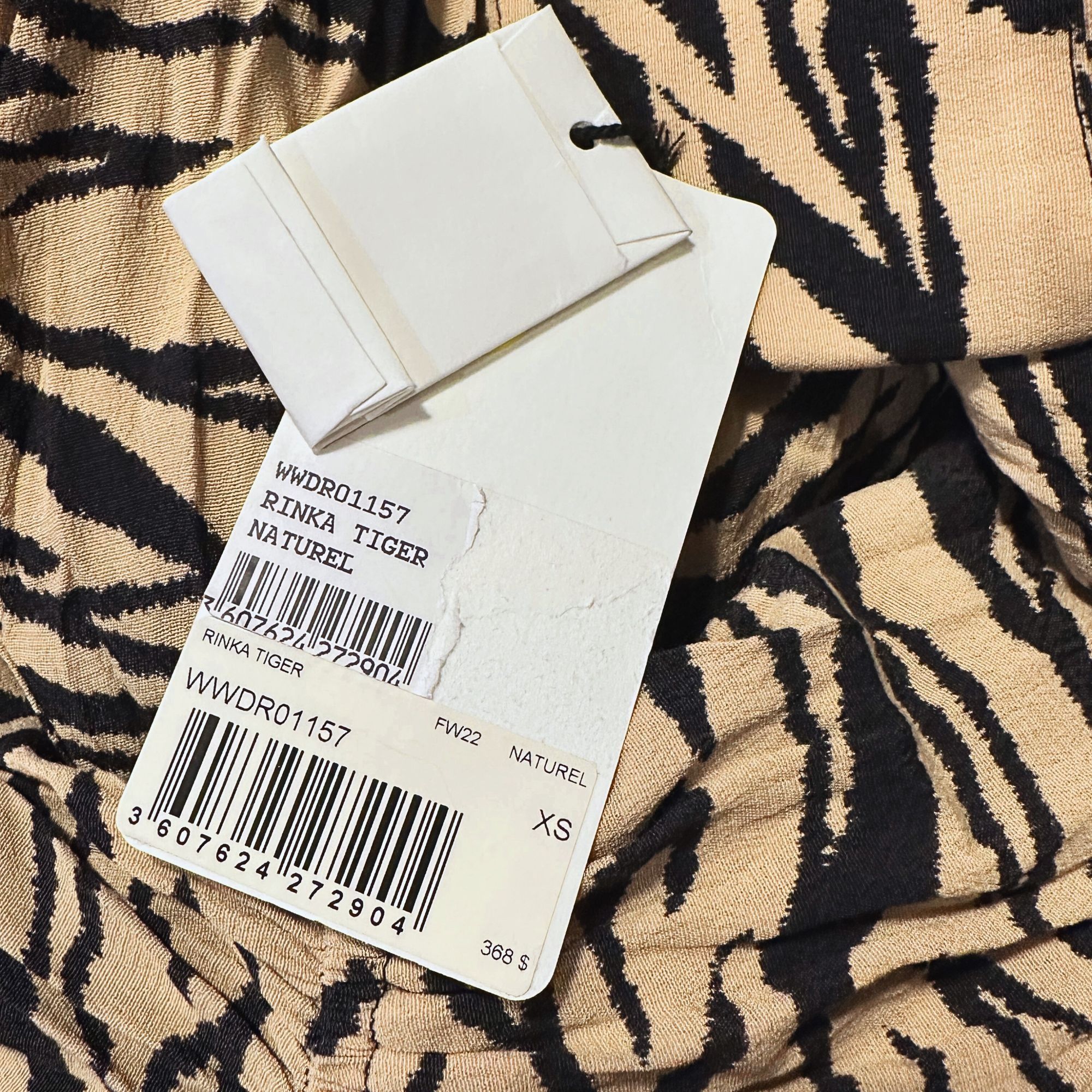 Zadig & Voltaire Zadig & Voltaire Rinka Tiger Print Long Sleeve Mini Dress XS Size XS / US 0-2 / IT 36-38 - 8 Thumbnail