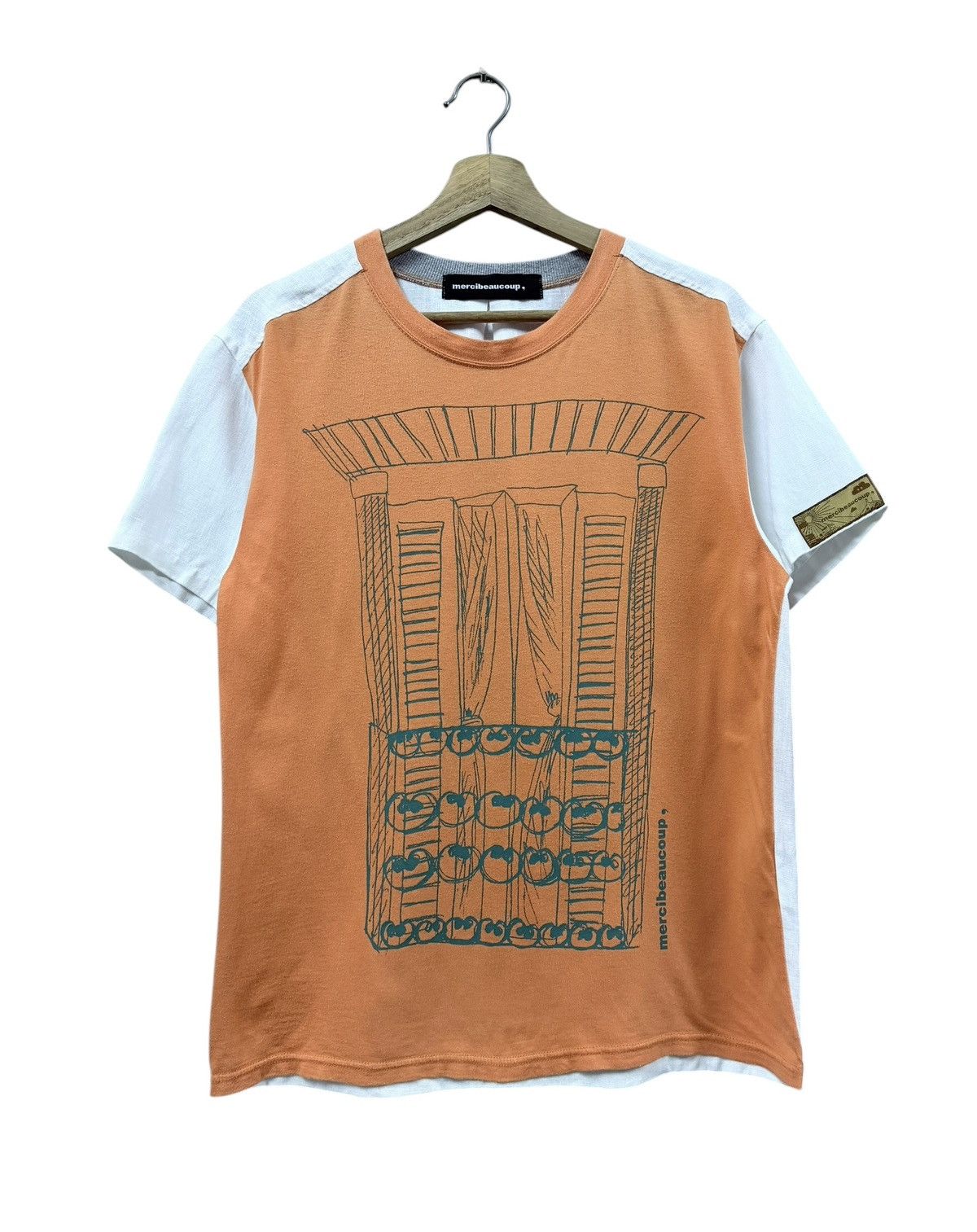 mercibeaucoup Mercibeaucoup,Miyake Design Hybrid Linen Cotton Tee Size US M / EU 48-50 / 2 - 11 Thumbnail