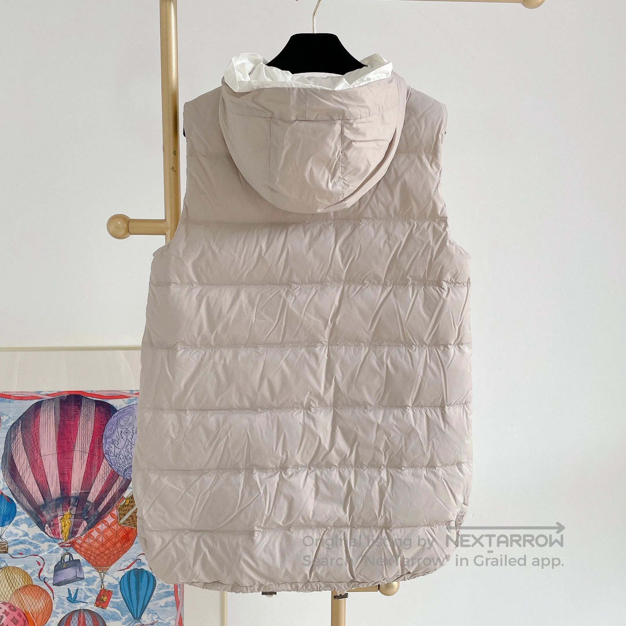 Brunello Cucinelli Brunello Cucinelli Beige Down Vest. Size US M / EU 48-50 / 2 - 2 Thumbnail