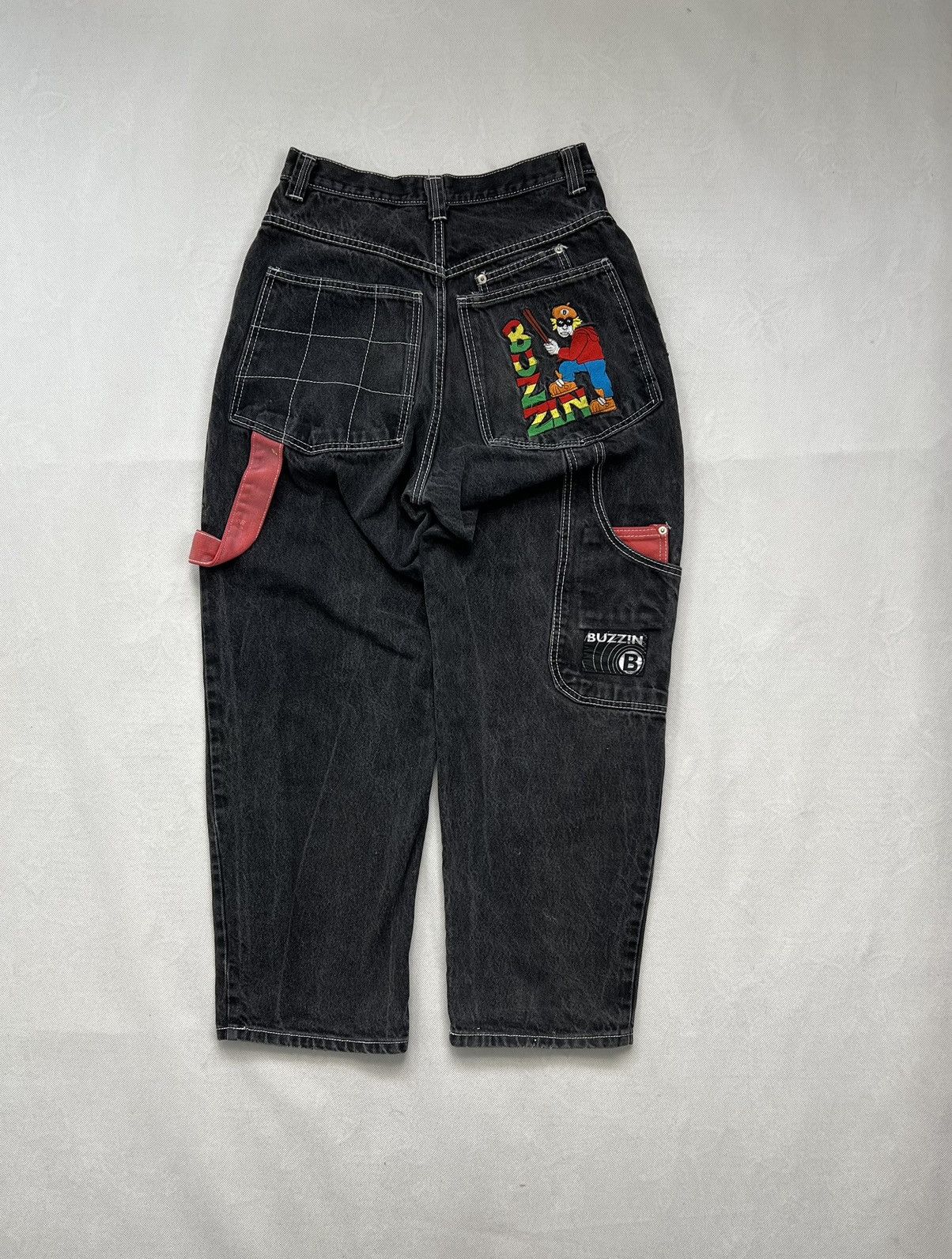 Vintage Rare Pants Buzzin Hip Hip Rap Embroidery Vintage Size US 31 - 1 Thumbnail