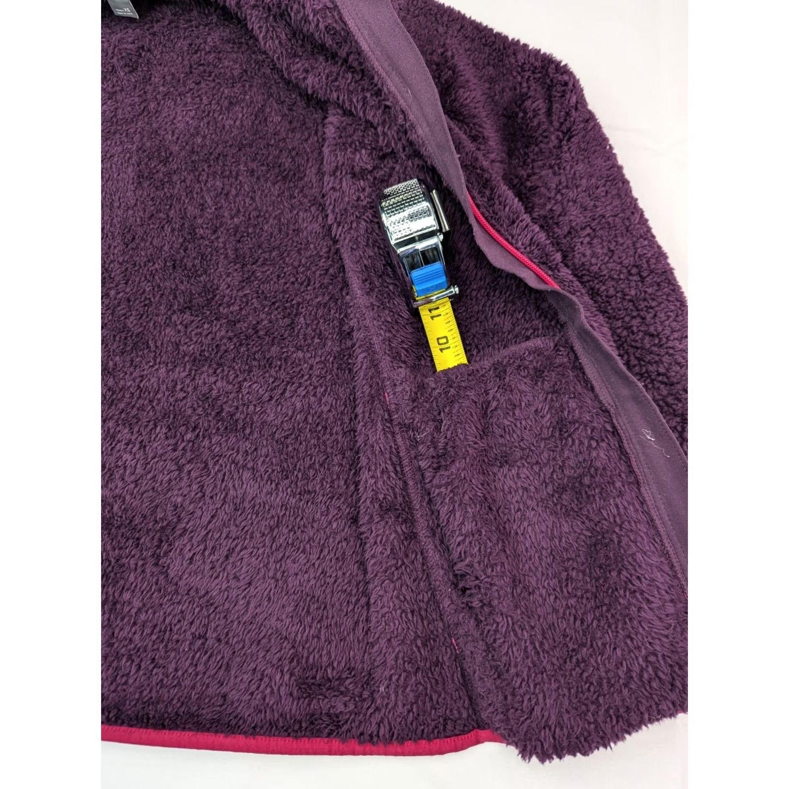 Eddie Bauer Eddie Bauer Jacket Women XS Purple Sherpa Lined Fleece Full Zip Pockets Vintage No Size XS / US 0-2 / IT 36-38 - 7 Thumbnail