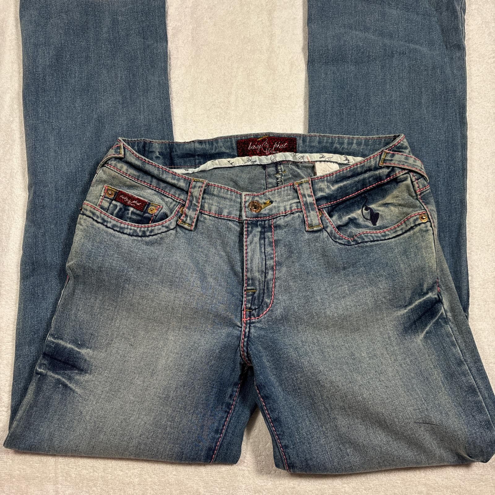 Other y2k pink baby phat light wash jeans Size 28" / US 6 / IT 42 - 5 Thumbnail