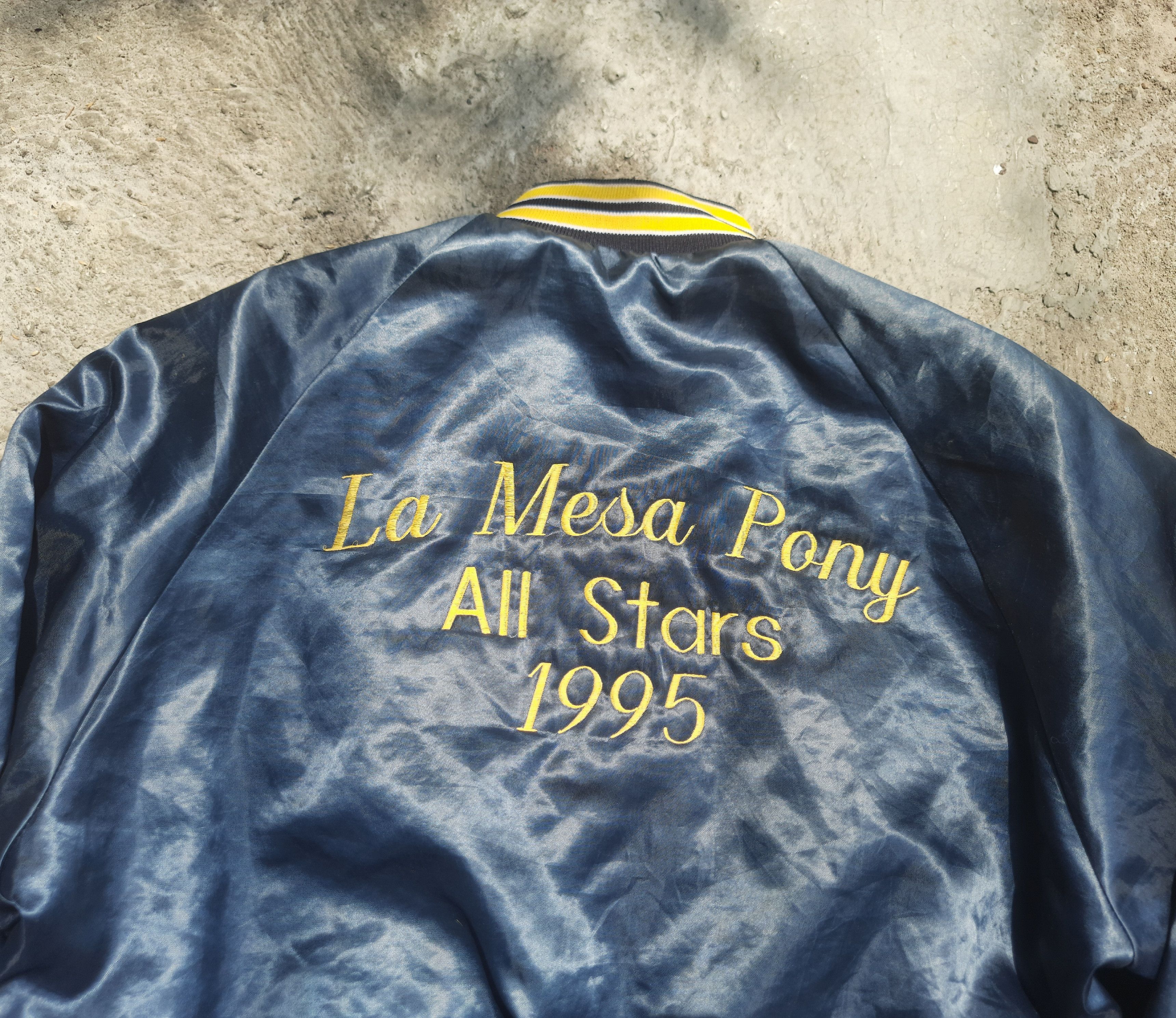 Dunbrooke Vintage Dunbrooke La Mesa Pony All Stars Varsity Jacket Size US L / EU 52-54 / 3 - 3 Thumbnail