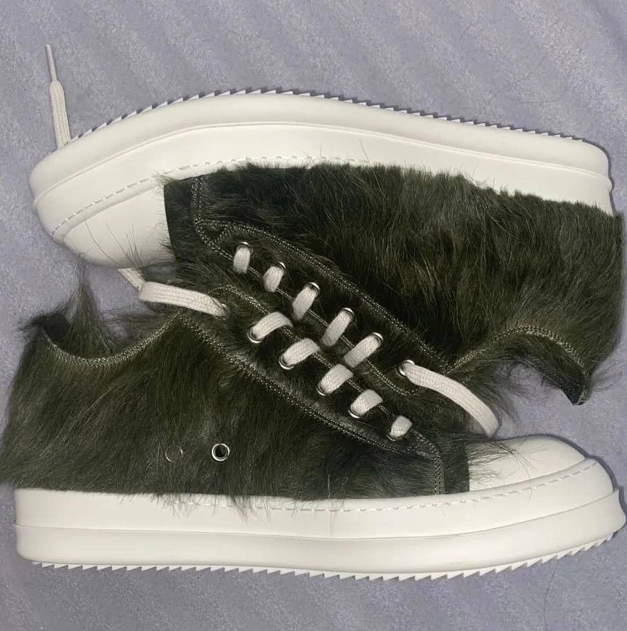 Rick Owens Rick Owens Pony Hair Low Ramones Grailed
