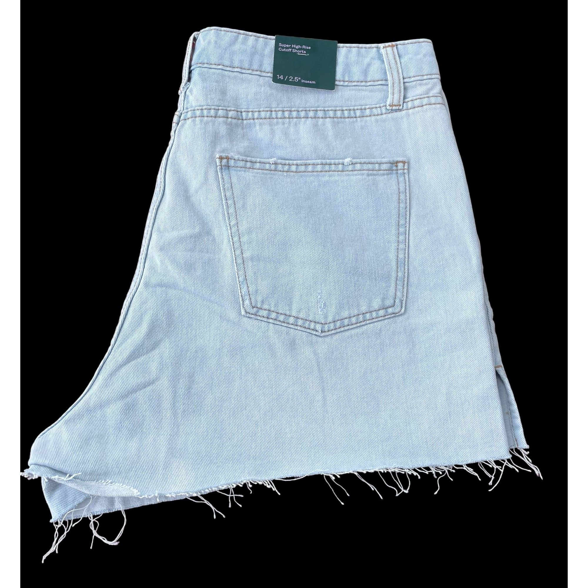 Other Wild Fable - Women's High-Rise Cutoff Short - Light Blue - 1 Size 36" / US 14 / IT 50 - 11 Thumbnail