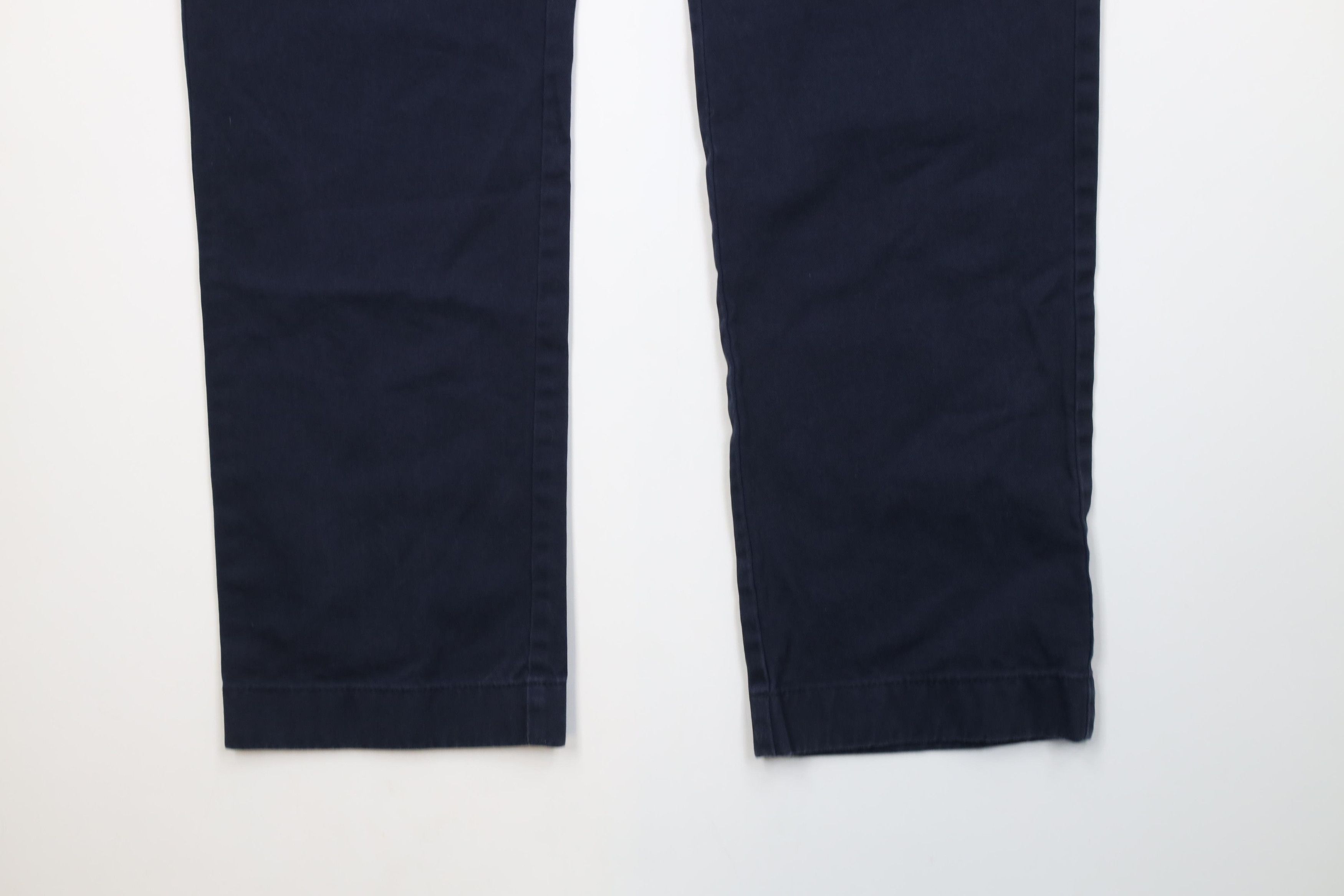 J.Crew J Crew The Sutton Straight Leg Chino Pants Navy Blue Cotton Size US 32 / EU 48 - 4 Thumbnail