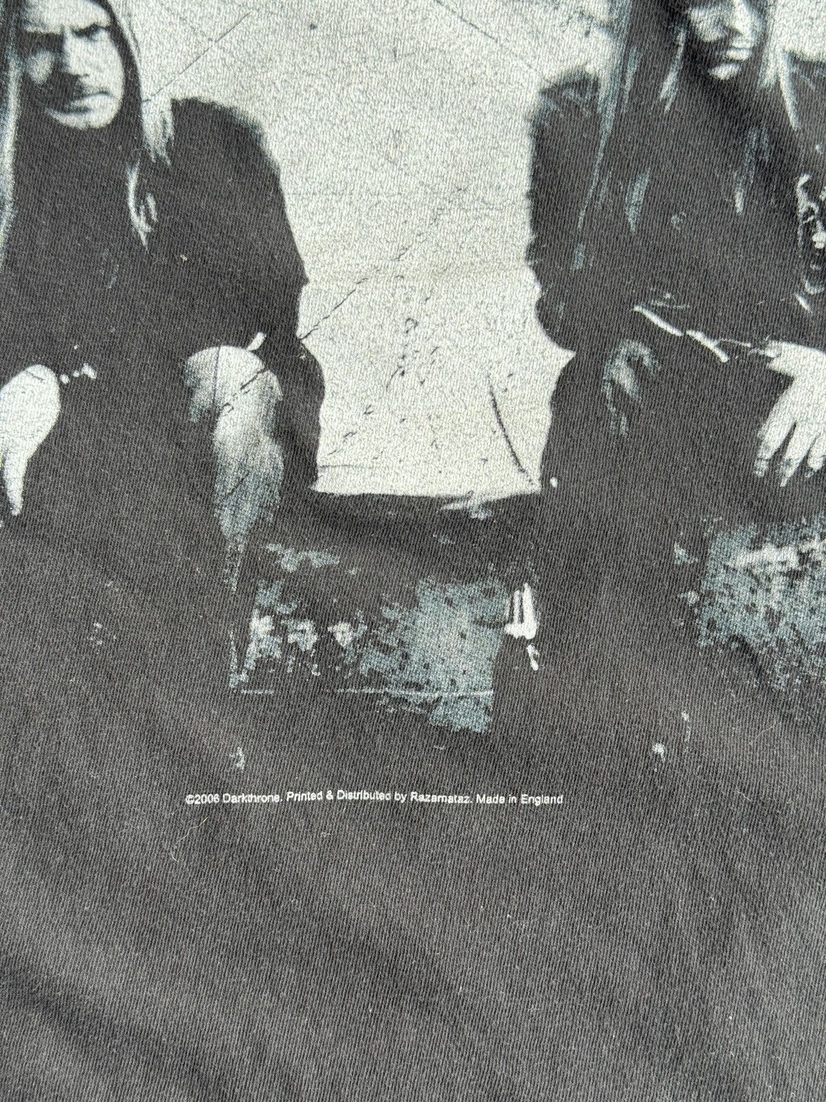 Band Tees × Vintage *RARE* VINTAGE DARKTHRONE FIEND 2006 BLACK METAL T-SHIRT Size US XL / EU 56 / 4 - 10 Thumbnail