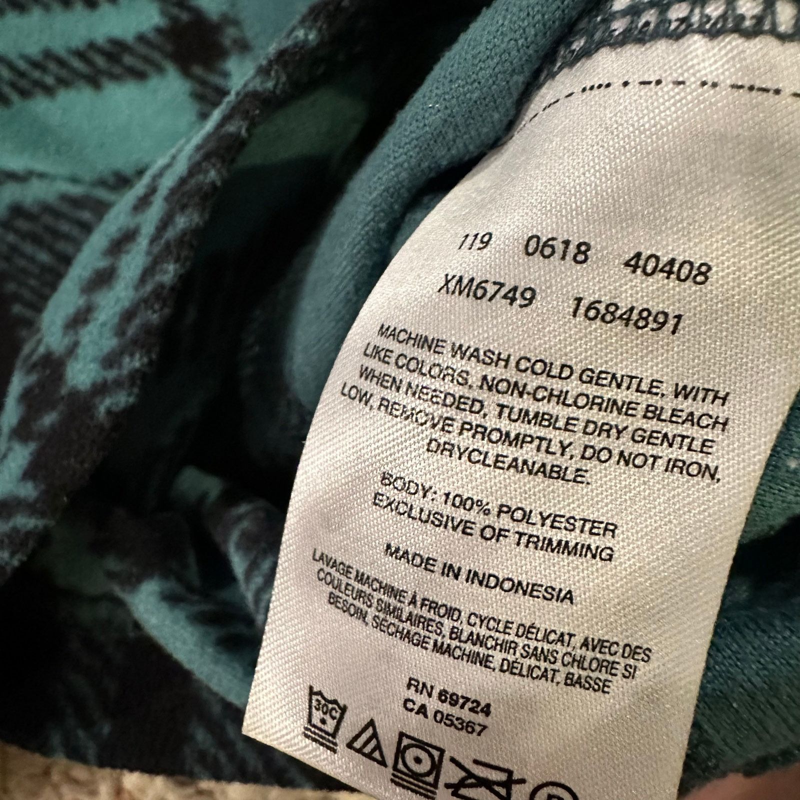 Columbia Columbia S 1/4 Fleece Sweater Plaid Green Lightweight Top Size US S / EU 44-46 / 1 - 8 Thumbnail