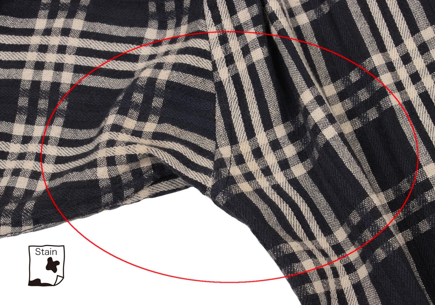 Issey Miyake Cotton Check Band Collared Shirt in Black Cream, M Size US M / EU 48-50 / 2 - 17 Thumbnail
