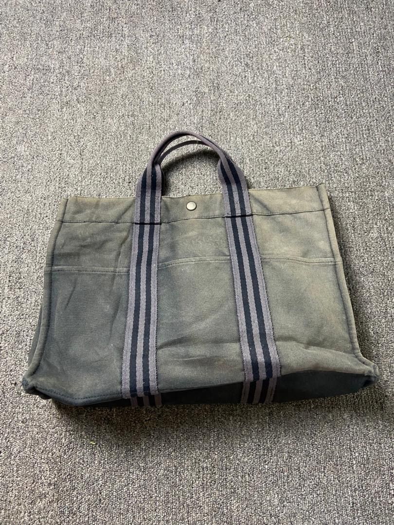 Hermes Hermes Fourre Tout Canvas Tote Handbag (204) Size ONE SIZE - 5 Thumbnail