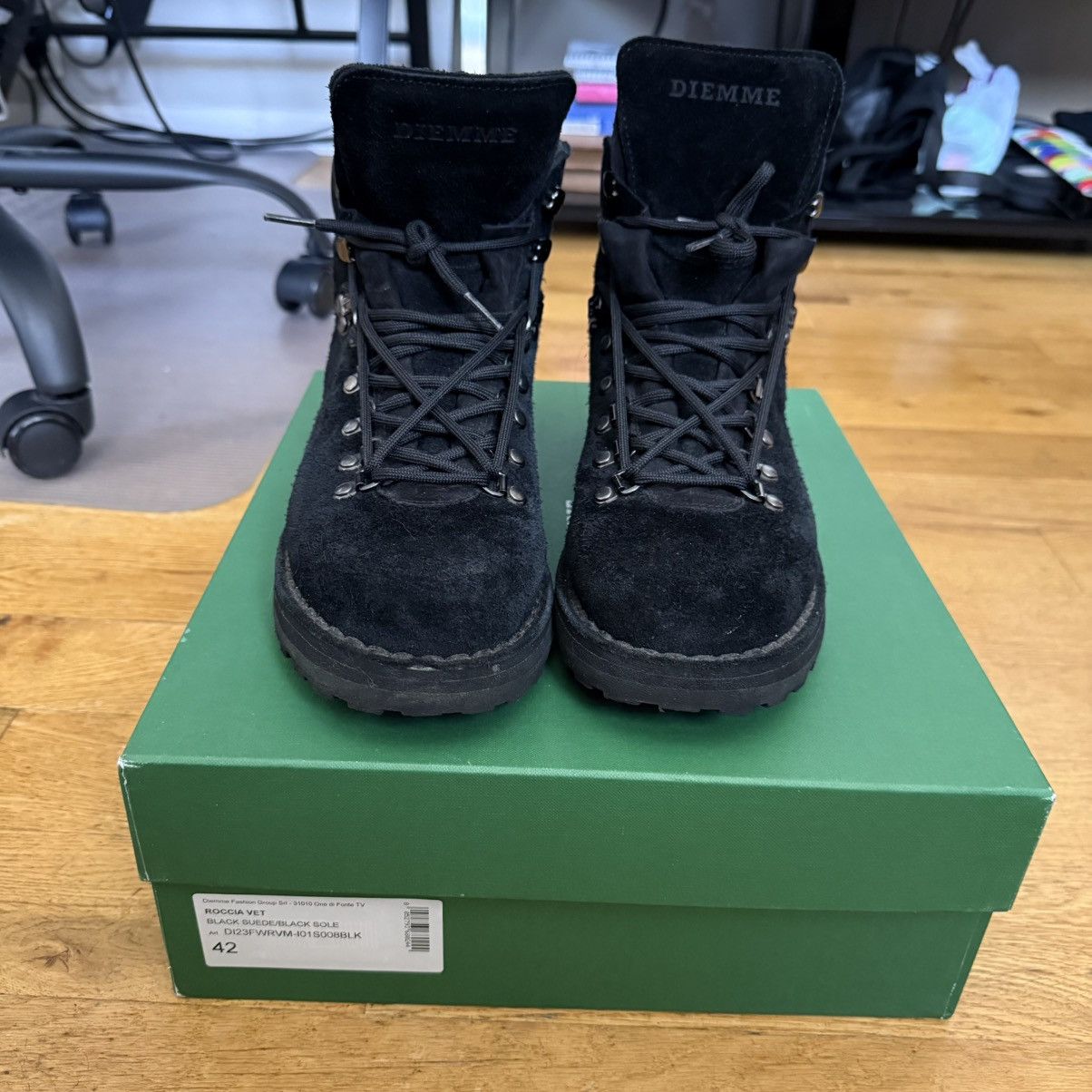 Diemme Diemme Roccia Vet Black Suede Hiking Boots Size 42 Size US 9 / EU 42 - 3 Thumbnail