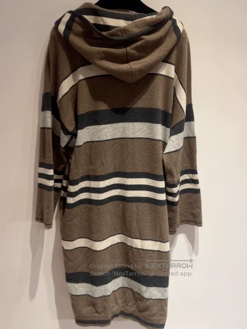 Brunello Cucinelli Brunello Cucinelli Paillette Embellished Cashmere Striped Size S / US 4 / IT 40 - 2 Thumbnail