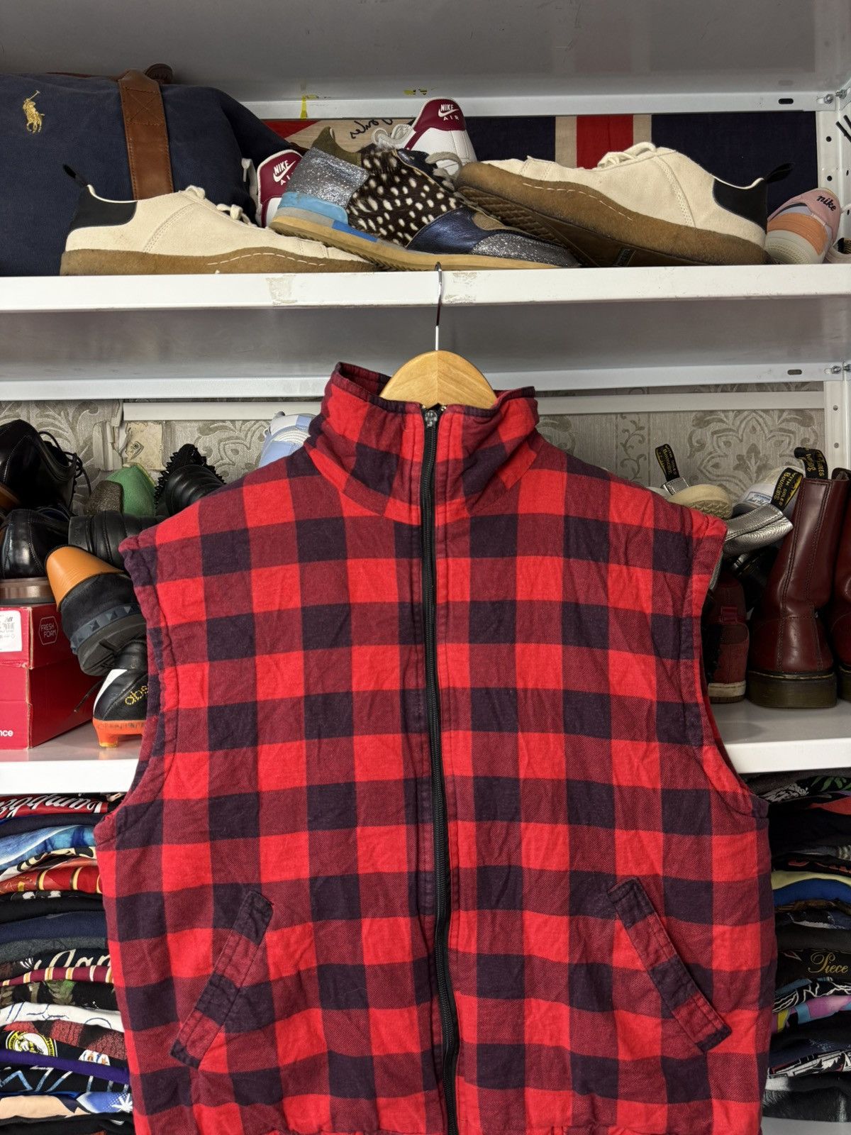 Other Vintage Dickies Plaid Vest RARE size L Size US L / EU 52-54 / 3 - 18 Thumbnail