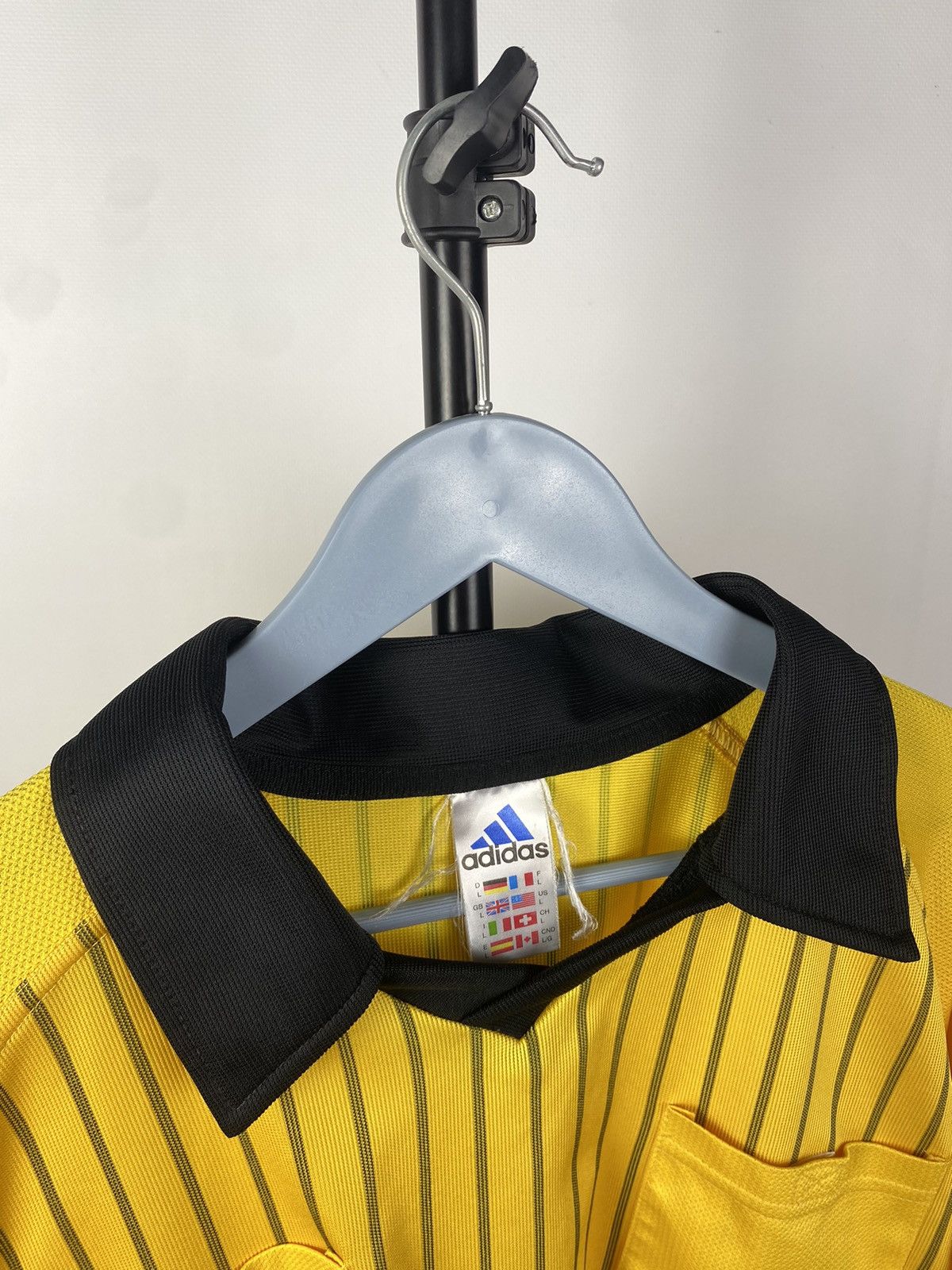 Adidas × Vintage Vintage Adidas Soccer Referee Polo Shirt Jersey Size US L / EU 52-54 / 3 - 4 Thumbnail