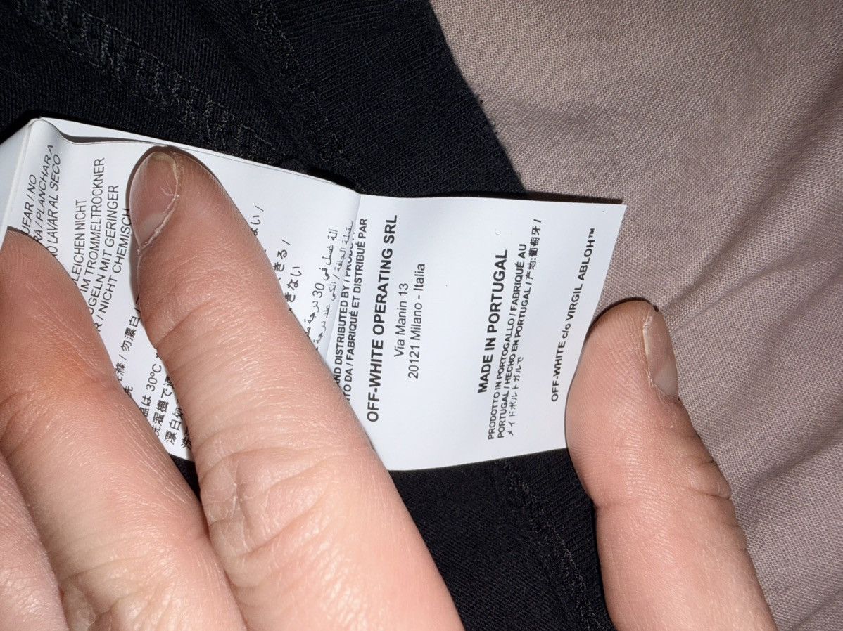 Off-White OFF-WHITE 2019 FW Tee Size US L / EU 52-54 / 3 - 6 Thumbnail