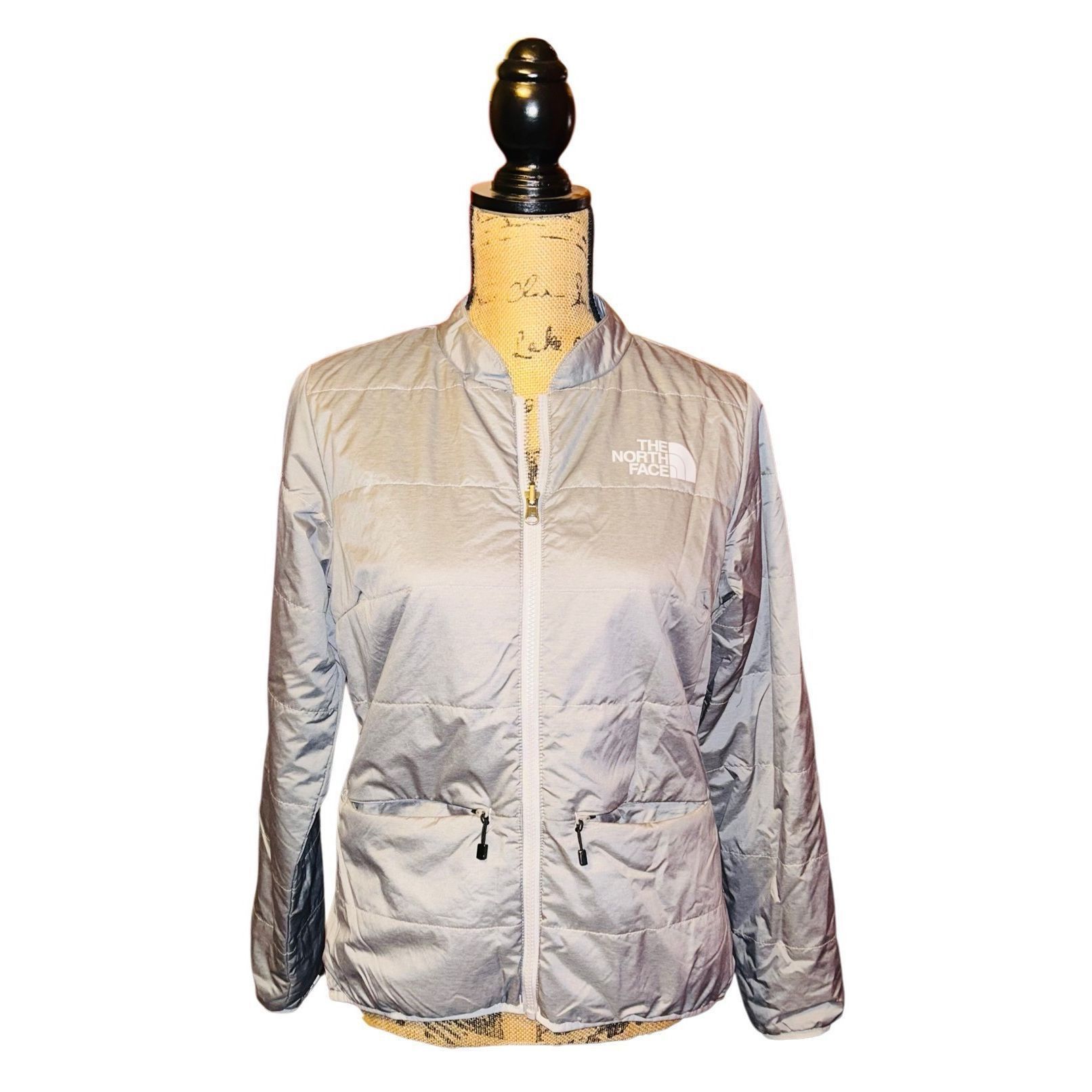 The North Face The North Face Women's Insulated Puffer Jacket Gray Size M Size M / US 6-8 / IT 42-44 - 2 Thumbnail