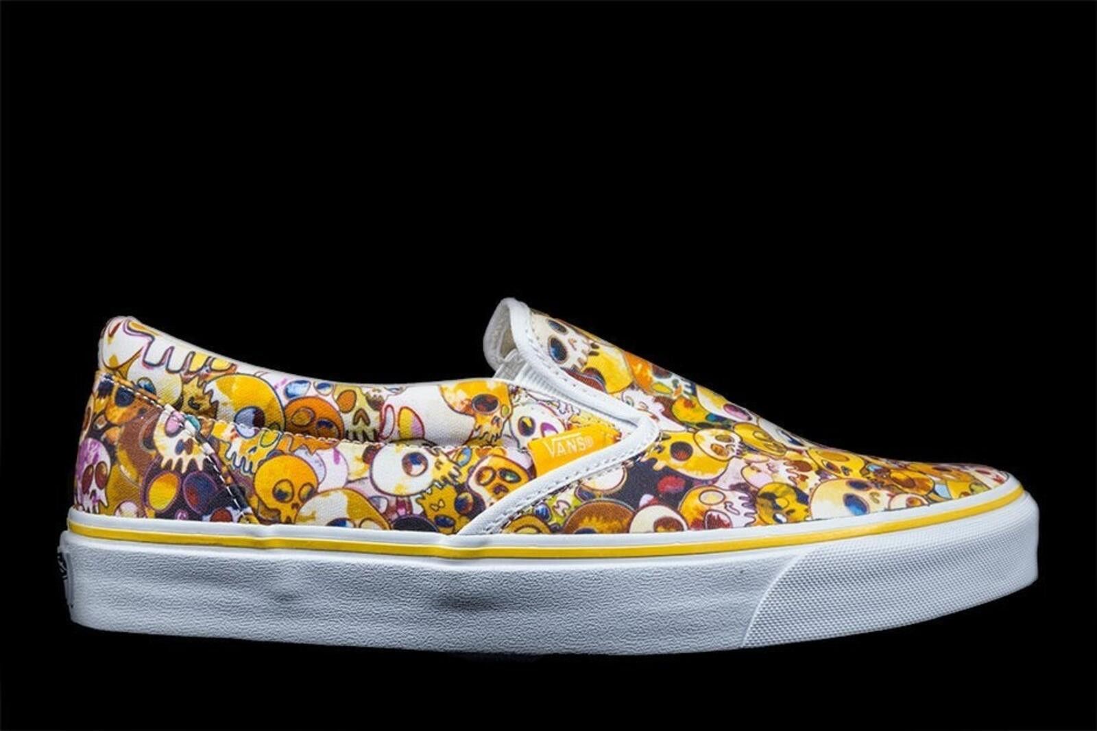Vans Vans Classic Slip-On LX x Takashi Murakami Yellow Skull Size US 5.5 / EU 38 - 1 Thumbnail