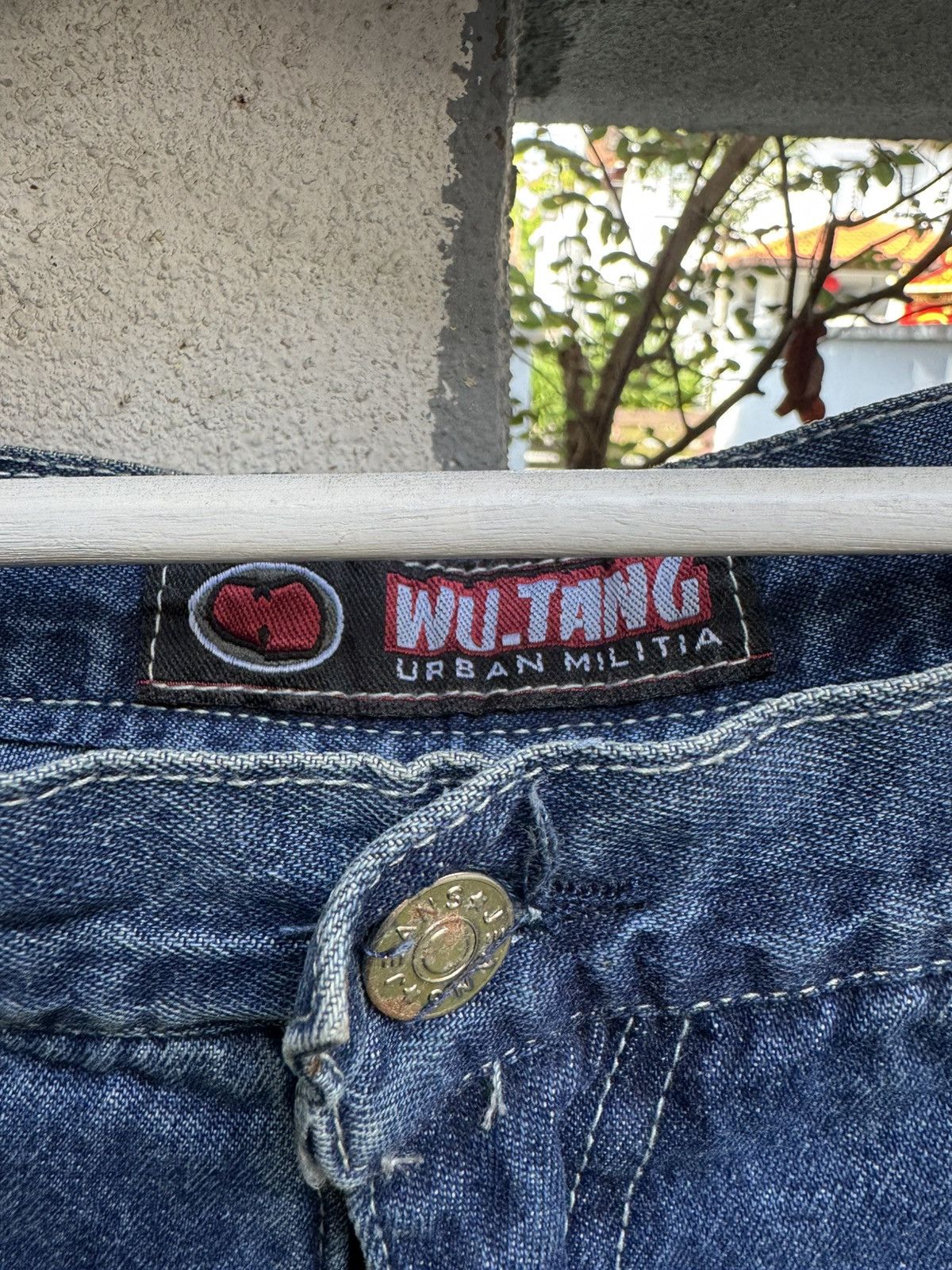 If Six Was Nine × Vintage × Wu-Tang Clan Vintage 90s WU TANG CLAN Baggy HipHop Flare Jeans BOSS01 Size US 34 / EU 50 - 4 Thumbnail