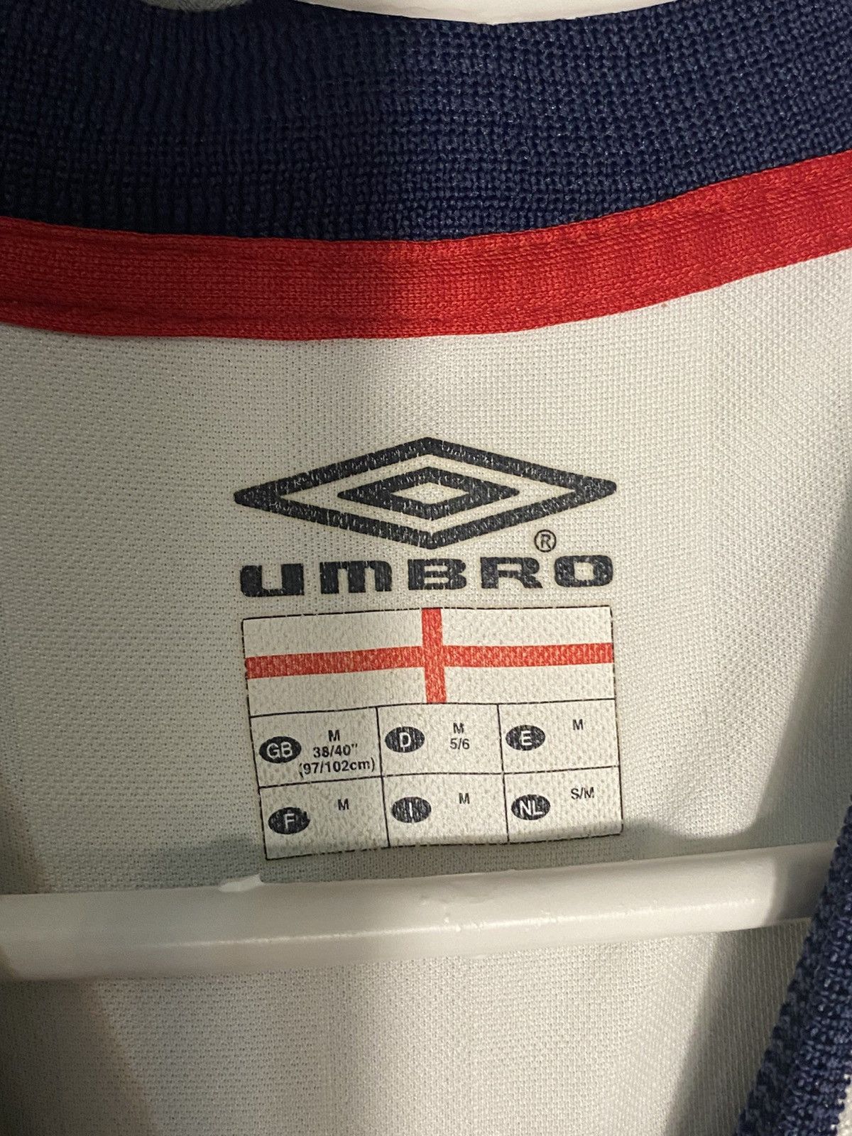 Umbro Vintage England Umbro Soccer Jersey 2001/03 Home Football Size US M / EU 48-50 / 2 - 2 Thumbnail