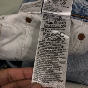 Levi's 🔥VINTGE ACID WASH DESIGN DENIM JEANS LEVI’S 501 Size US 32 / EU 48 - 24 Thumbnail