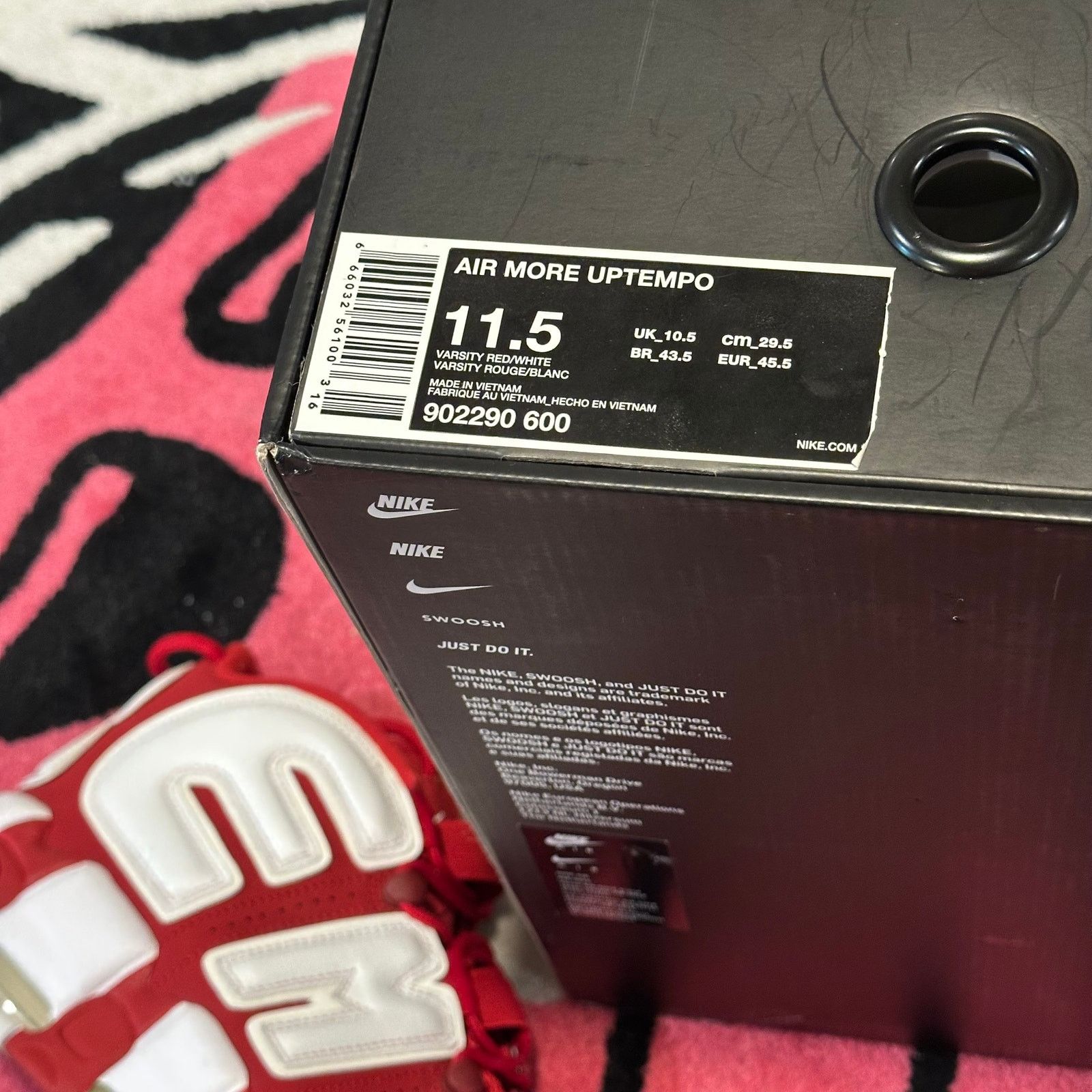 Nike × Supreme Supreme Nike Suptempo Red 11.5 Size US 11.5 / EU 44-45 - 9 Thumbnail