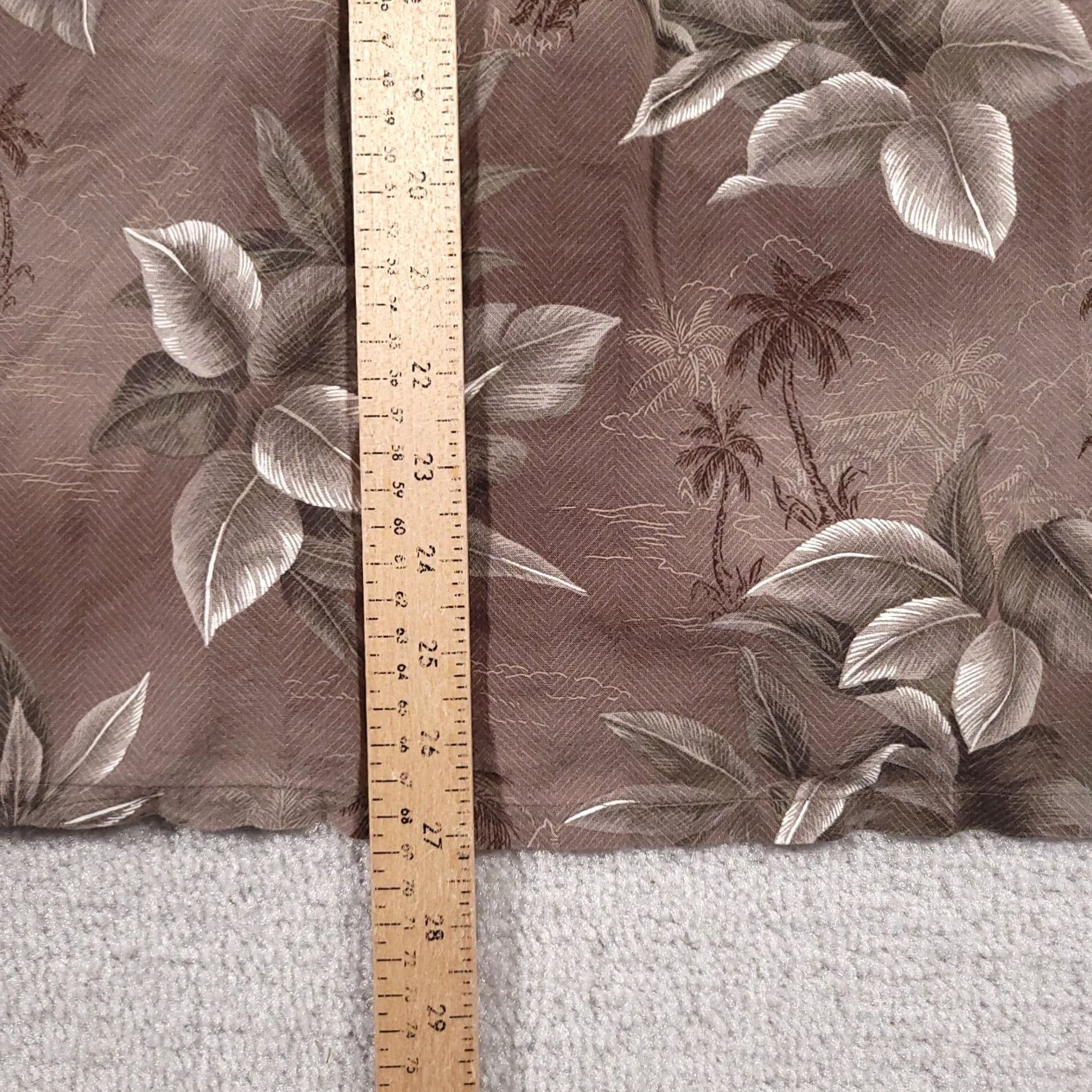 Croft & Barrow Croft & Barrow Shirt Adult XL Button Up Floral Brown Tropical Hawaiian Mens Size US XL / EU 56 / 4 - 6 Thumbnail