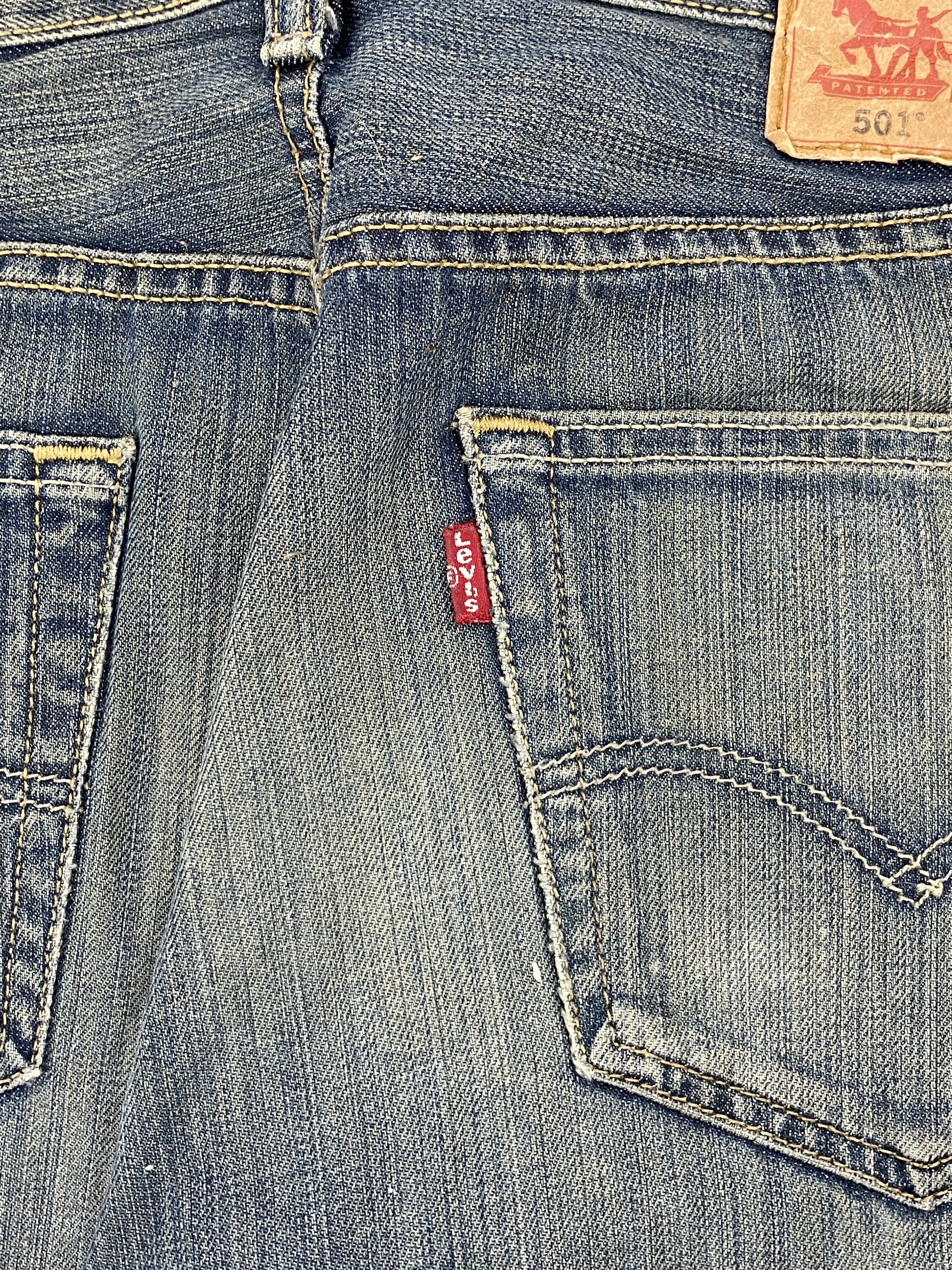 Levi's Rusty Vintage Levis 501 Button Fly Jeans DP2344 Size US 32 / EU 48 - 6 Thumbnail