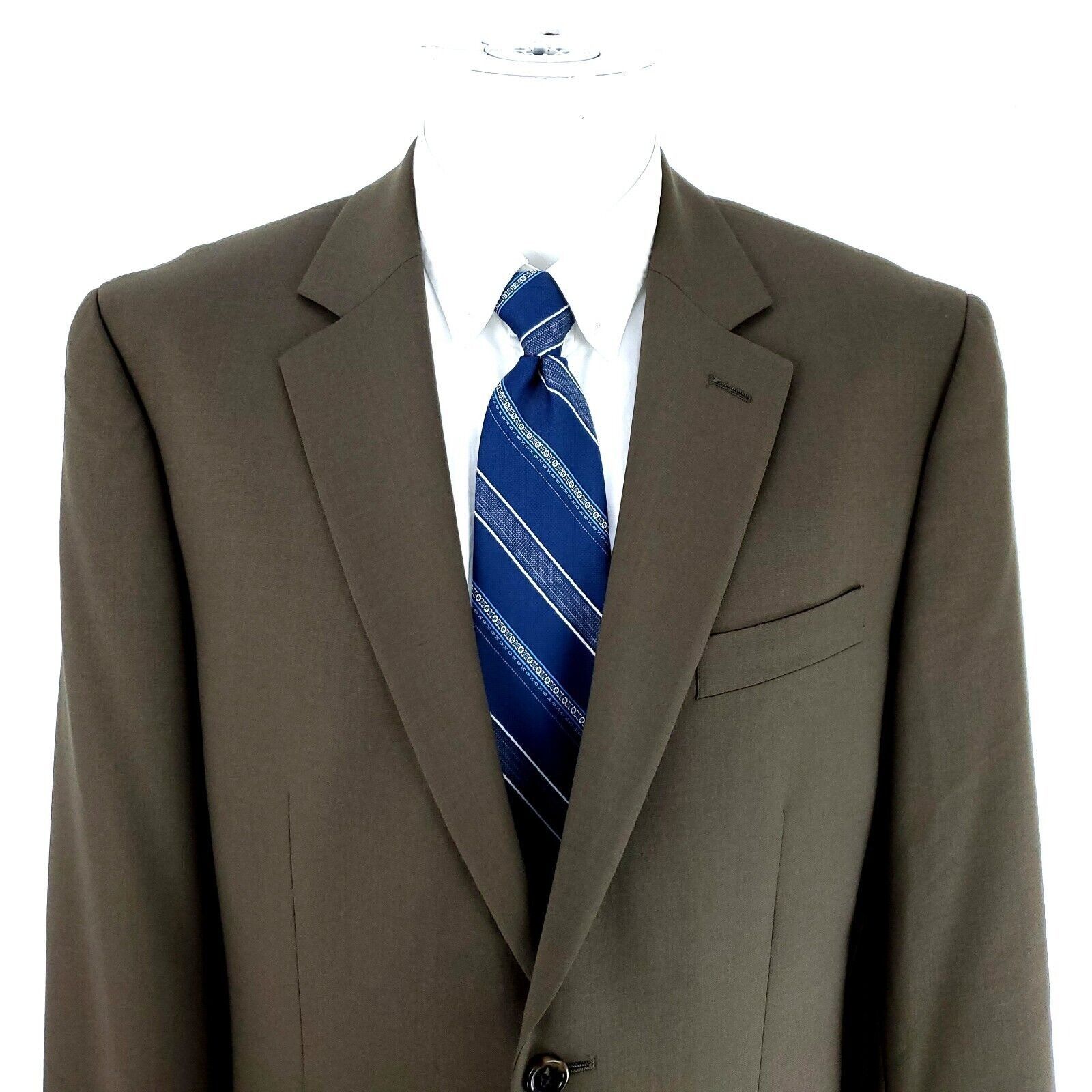 Michael Kors Michael Kors Wool 2 Button Blazer 40R Green Beige Size 40R - 1 Thumbnail