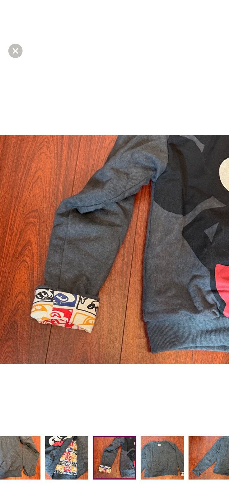 Zara Disney + Keith Haring Mickey Mouse Crew Neck Sweatshirt Size M / US 6-8 / IT 42-44 - 8 Thumbnail