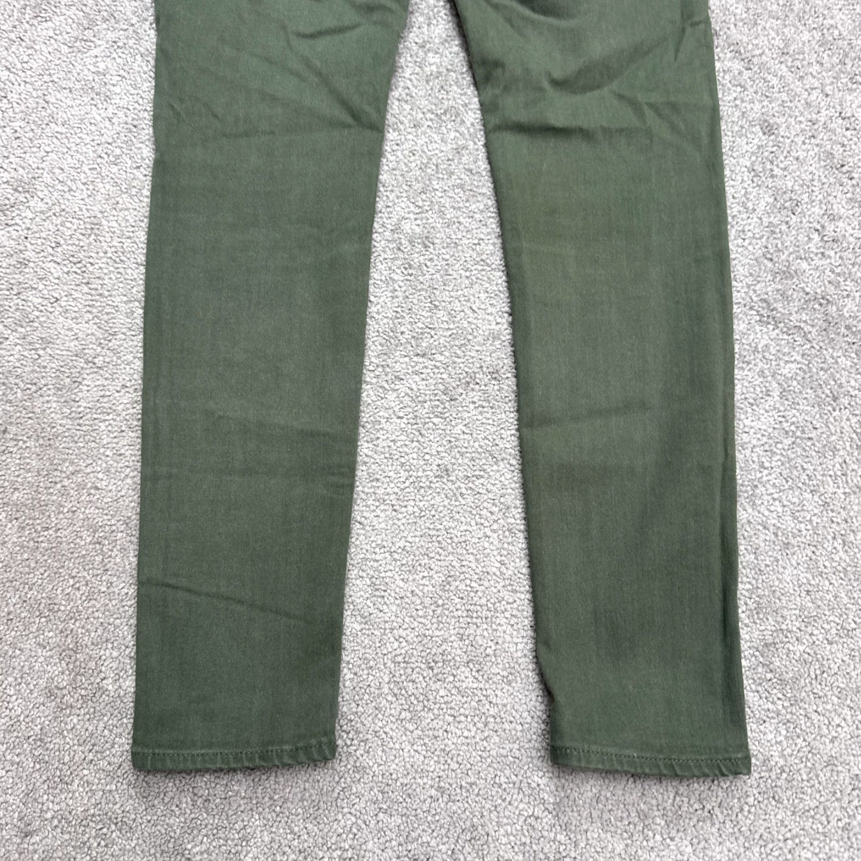 Levi's Levi's 710 Super Skinny Denim Jeans Women Green Mid Rise 30x29 Slim Stretch Cotton Blend 5-Pocket Logo Denim Pants Size 30" / US 8 / IT 44 - 5 Thumbnail