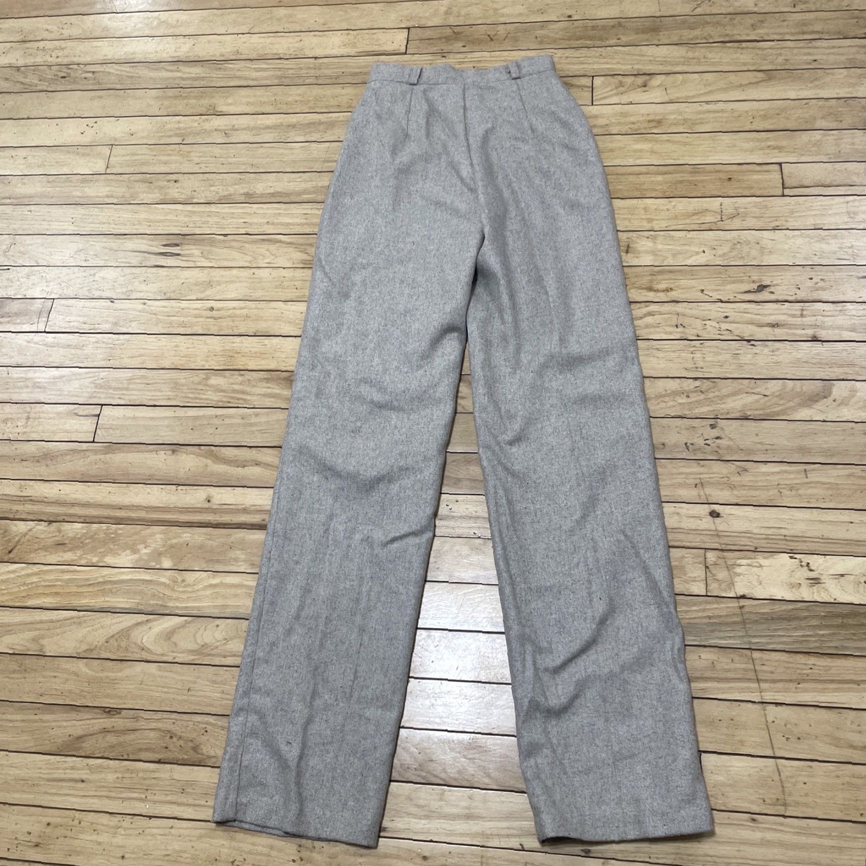 Vintage VINTAGE Contempo Wool Pants Women 22x33 Cream Tweed Old Money S-35- 3 Contempo Size 40" / US 18 - 2 Thumbnail