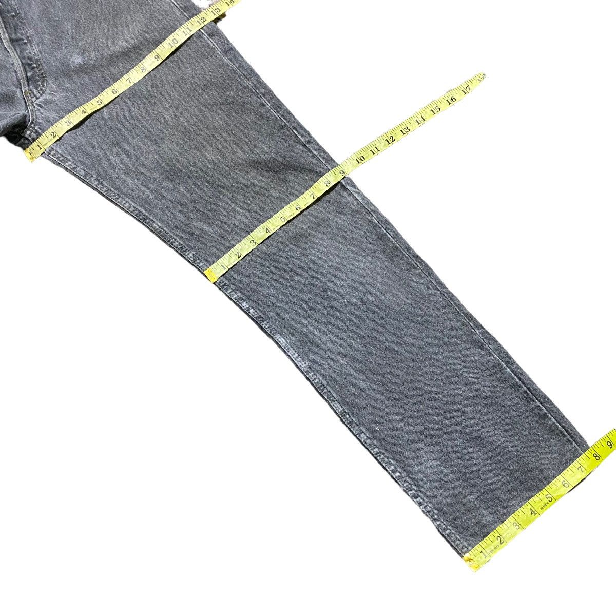 Levi's Vintage 90s Levis 501 Charcoal Jeans 32x31 Made in USA Size US 32 / EU 48 - 19 Thumbnail