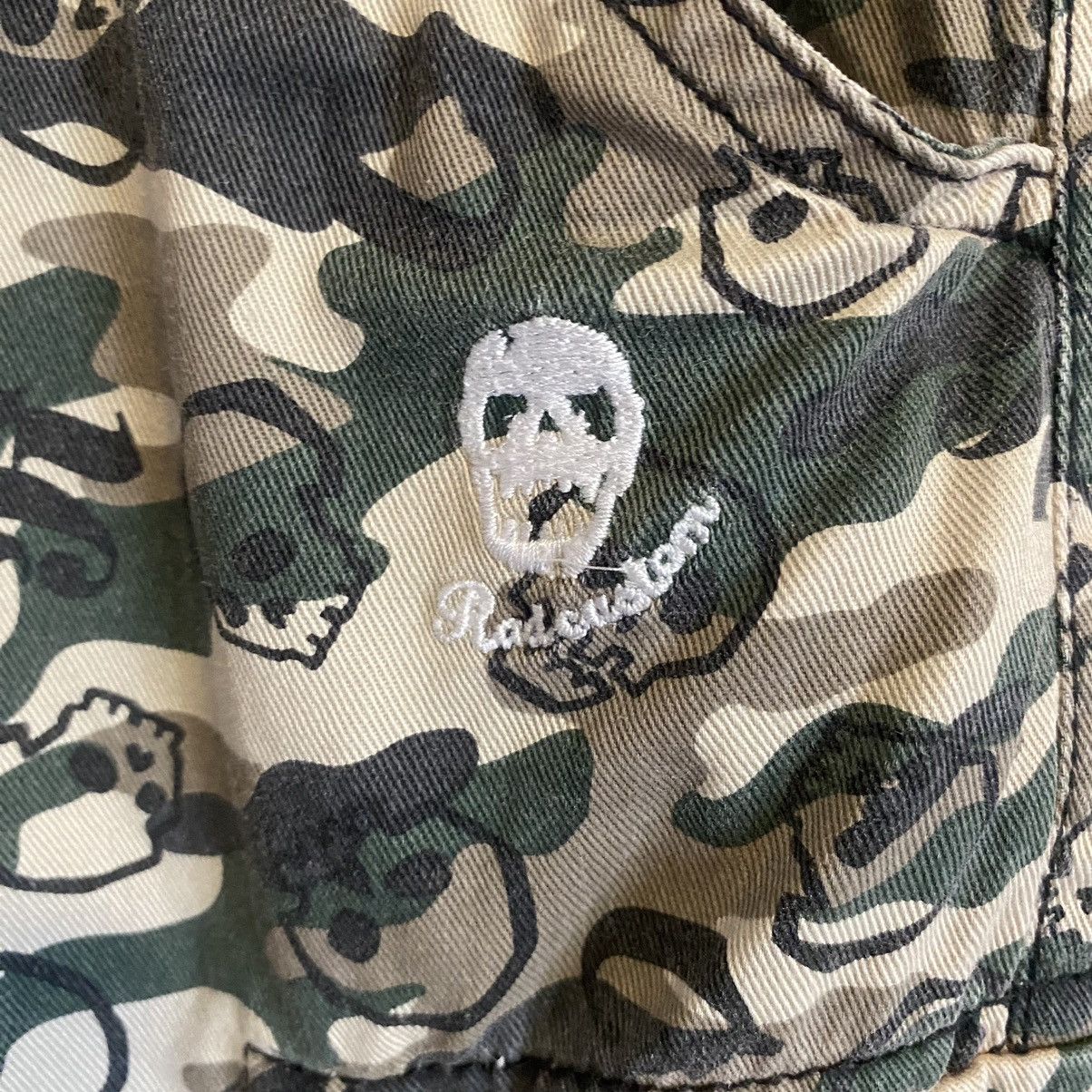 Vintage Vintage Rad Custom Special Sherpa Lined Skull Print Pants Size US 26 / EU 42 - 7 Thumbnail