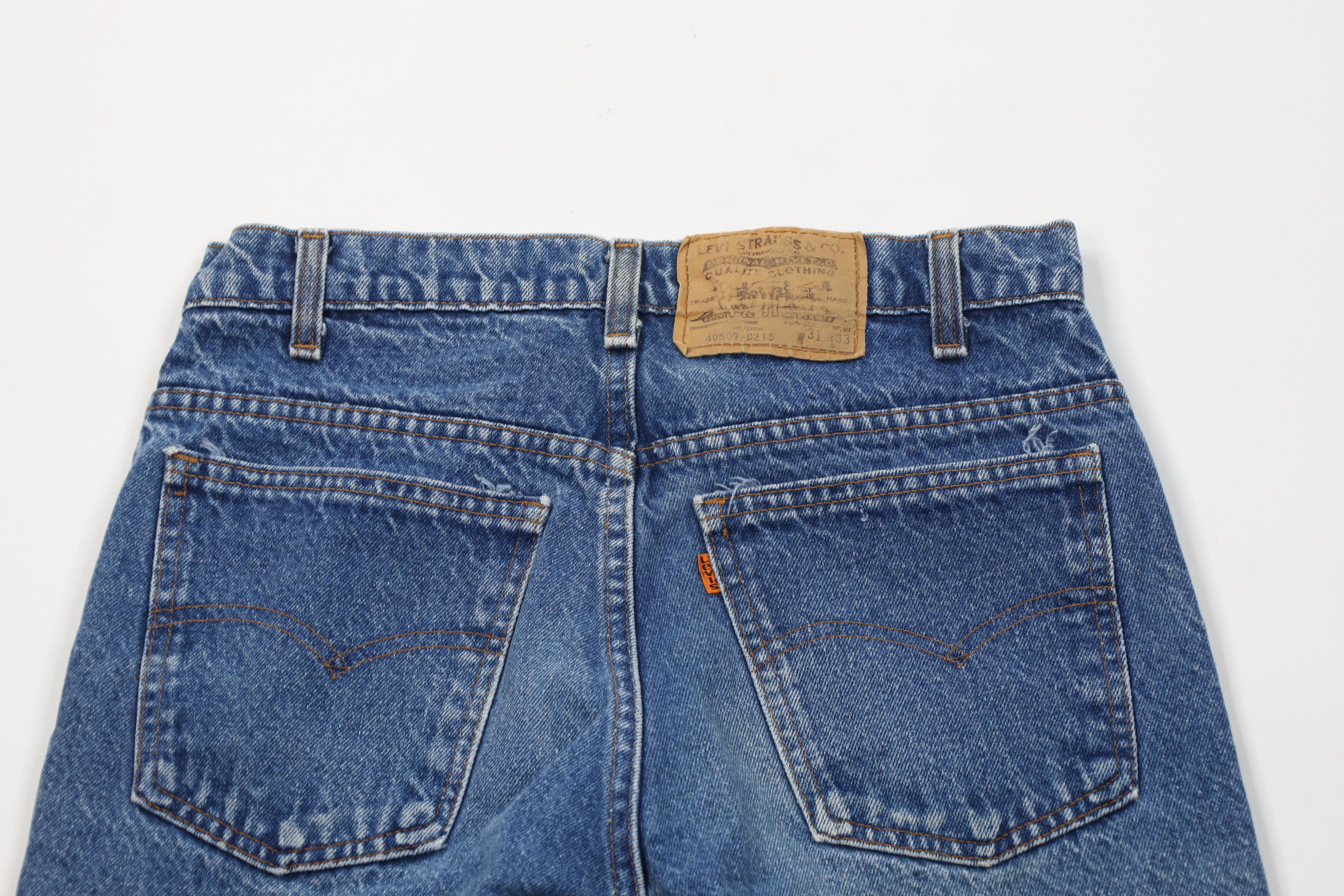 Levi's Vintage 80s Levis 509 Orange Tab Straight Leg Jeans USA Size US 30 / EU 46 - 14 Thumbnail