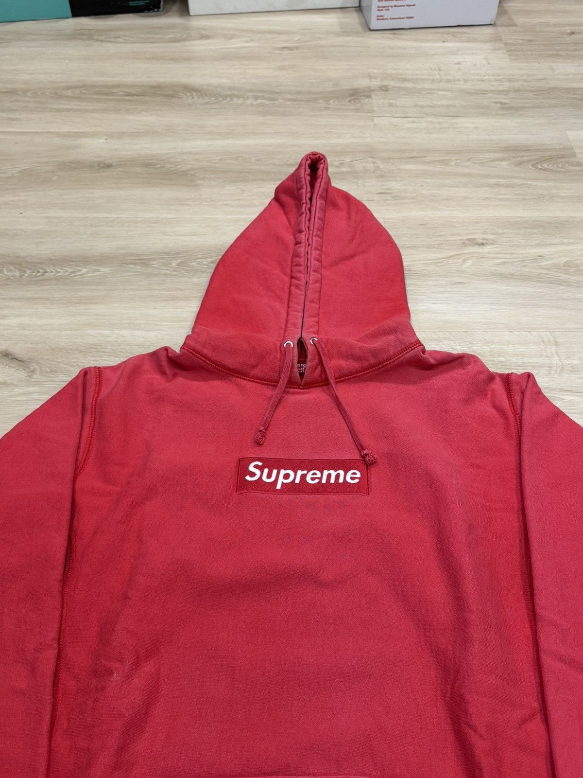 Supreme Supreme 2005 Red Box Logo Hoodie Size US L / EU 52-54 / 3 - 6 Thumbnail