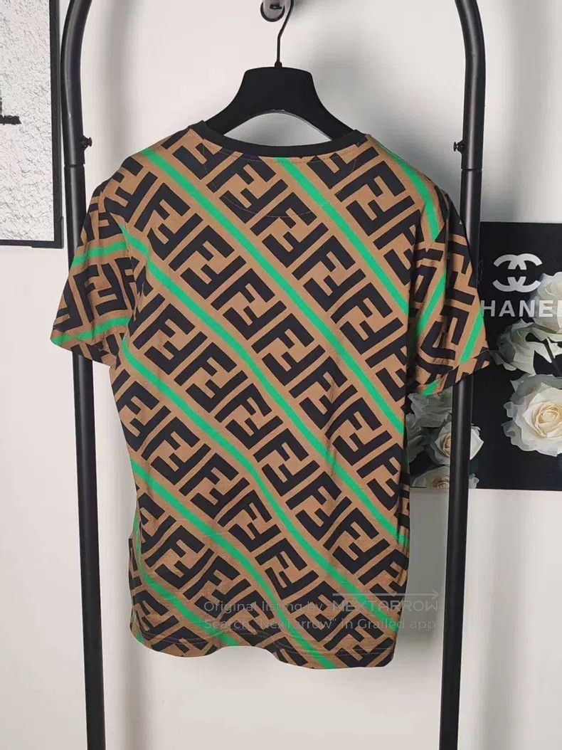 Fendi Fendi Full Print Short Sleeve Shirt Size US M / EU 48-50 / 2 - 2 Thumbnail