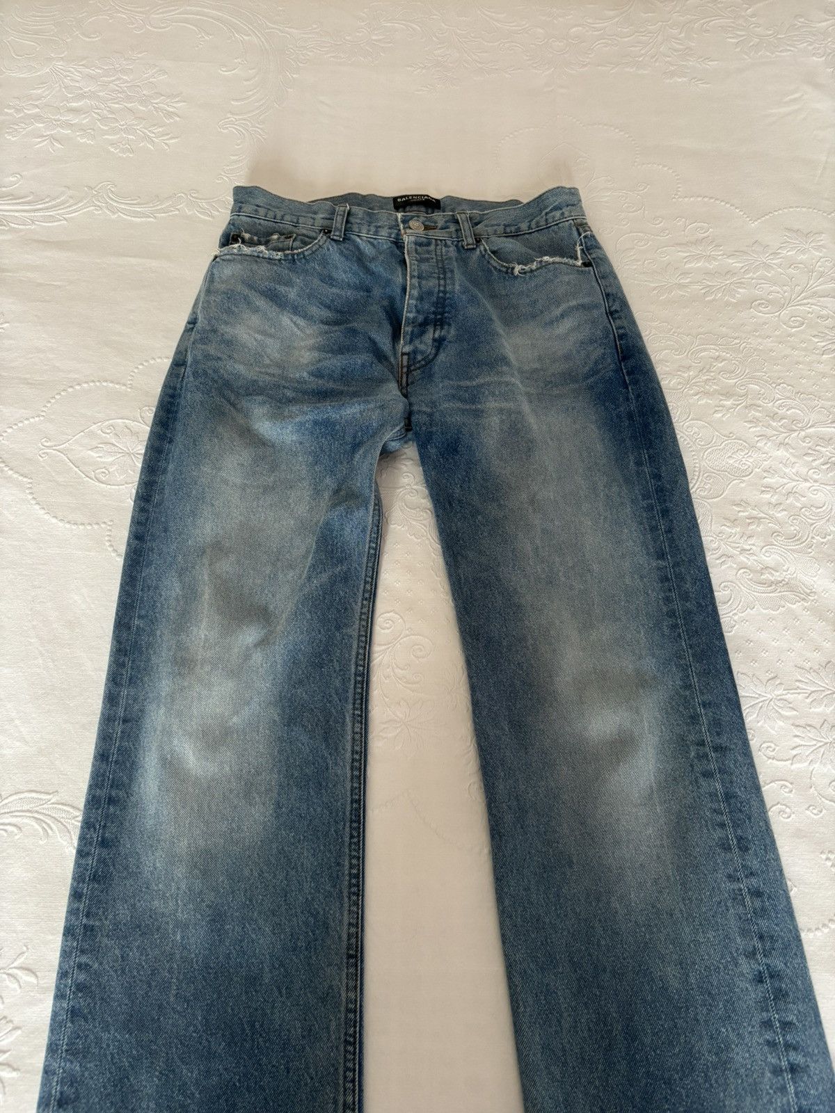 Balenciaga Balenciaga Slashed Made in Japan Jeans Size US 30 / EU 46 - 1 Thumbnail