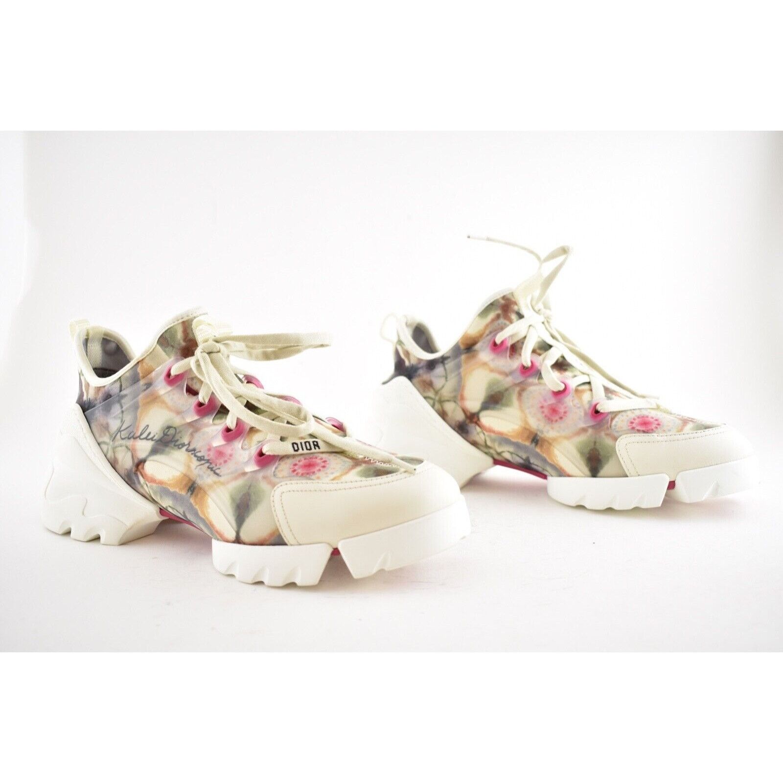 Dior Dior D Connect Lace Up Flat Trainer Sneaker 39.5 Size US 9.5 / IT 39.5 - 5 Thumbnail