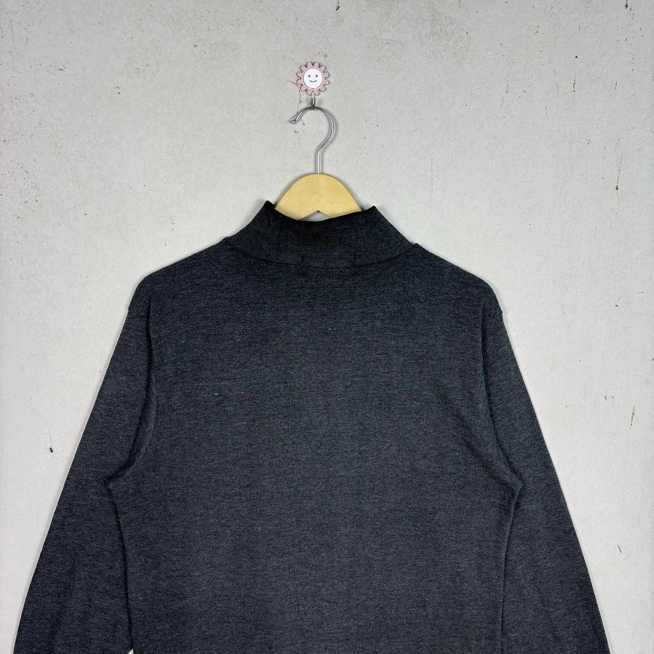 Polo Ralph Lauren Vintage Polo Ralph Lauren Mock Neck Gray S 90s Y2K Knit Size US S / EU 44-46 / 1 - 4 Thumbnail