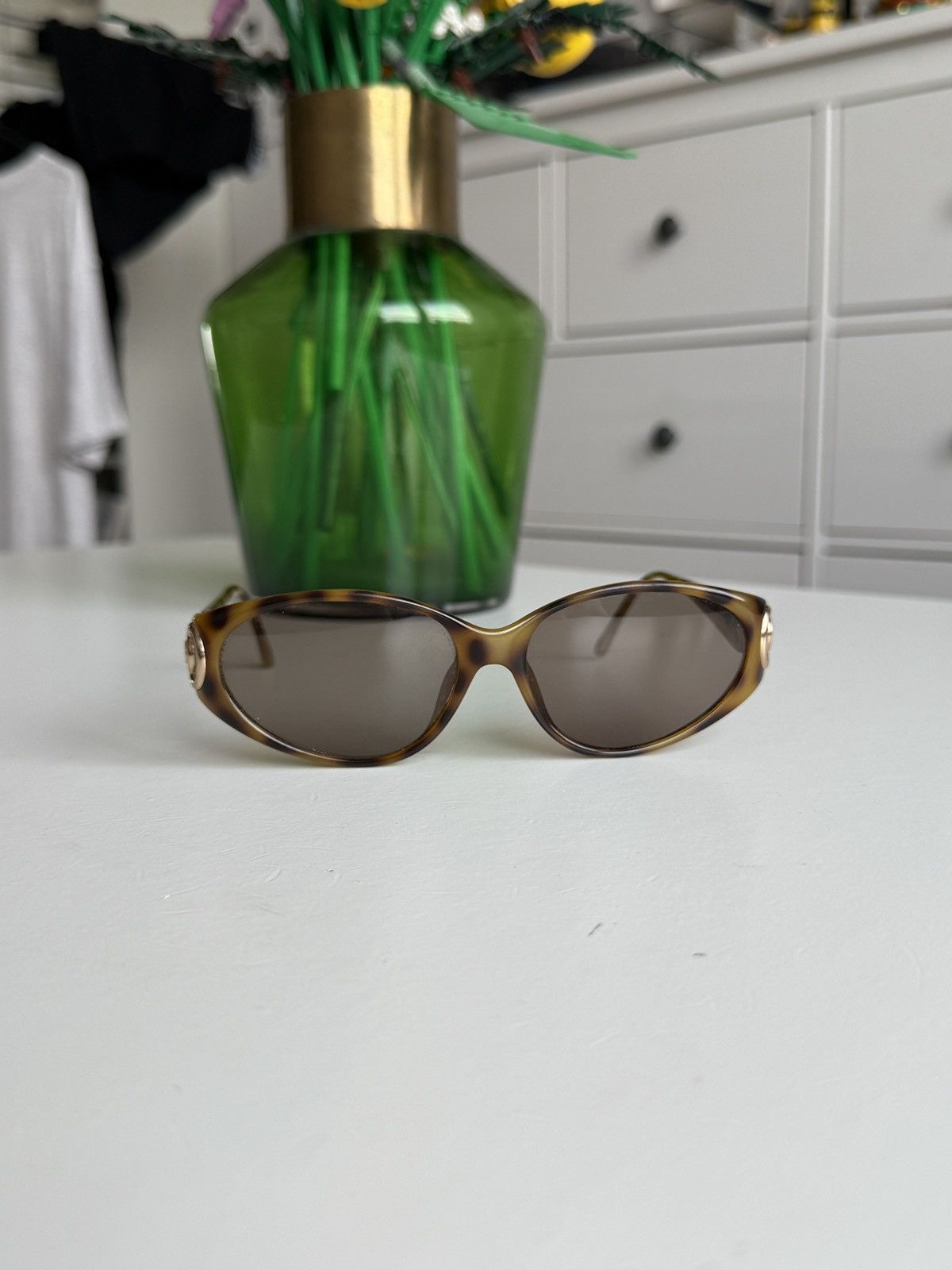 Dior Vintage 90s Christian Dior oval sunglasses old money luxury Size ONE SIZE - 2 Thumbnail