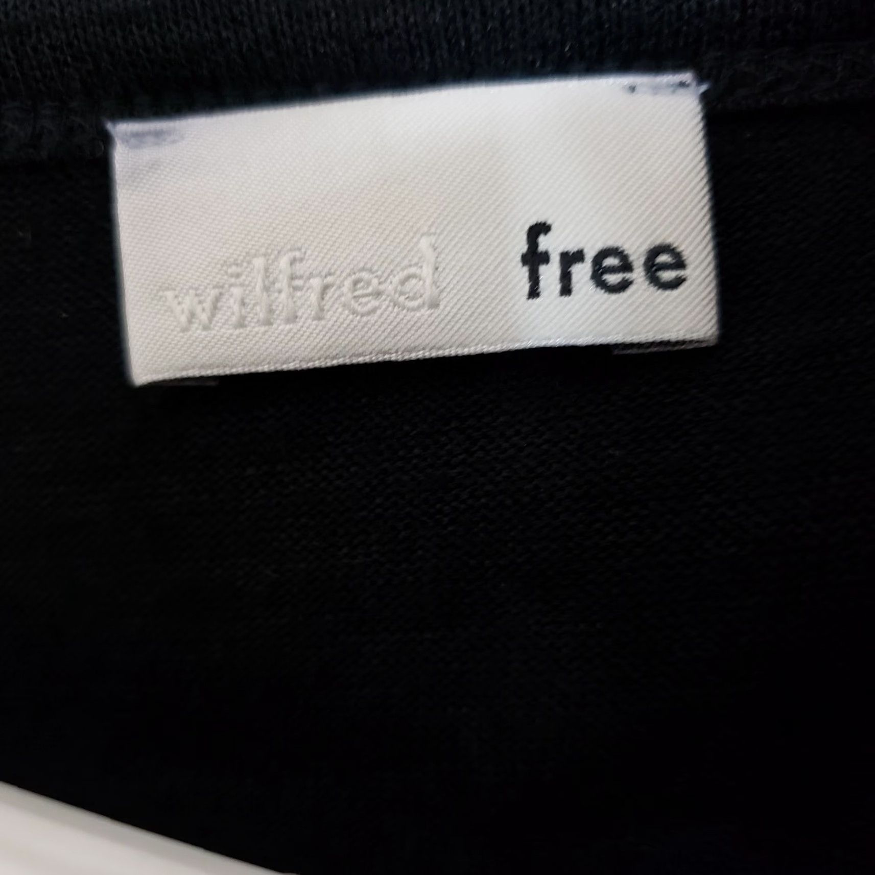 Vintage VINTAGE Wilfred Free Womens Knit Top Shirt Womens Large Black Short Sleeve Size L / US 10 / IT 46 - 6 Thumbnail