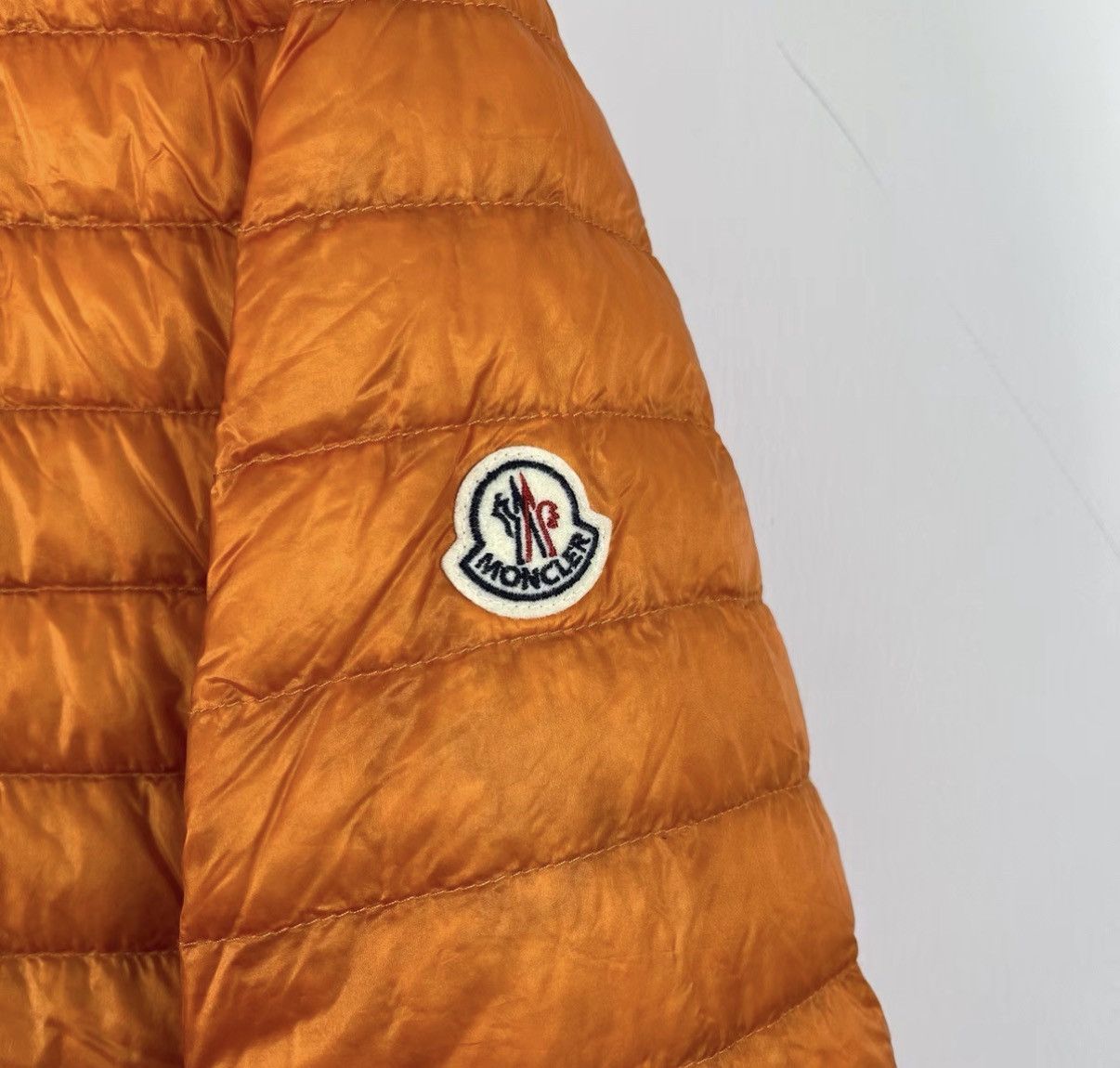 Moncler Moncler / Orange Lightweight Down Jacket K12 Size S / US 4 / IT 40 - 3 Thumbnail
