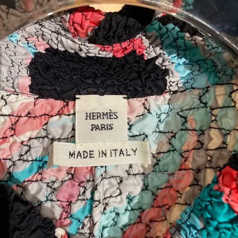 Hermes Hermes 23ss Julia's Dream Silk Printed Pleated Knit Set Size XS / US 0-2 / IT 36-38 - 6 Thumbnail