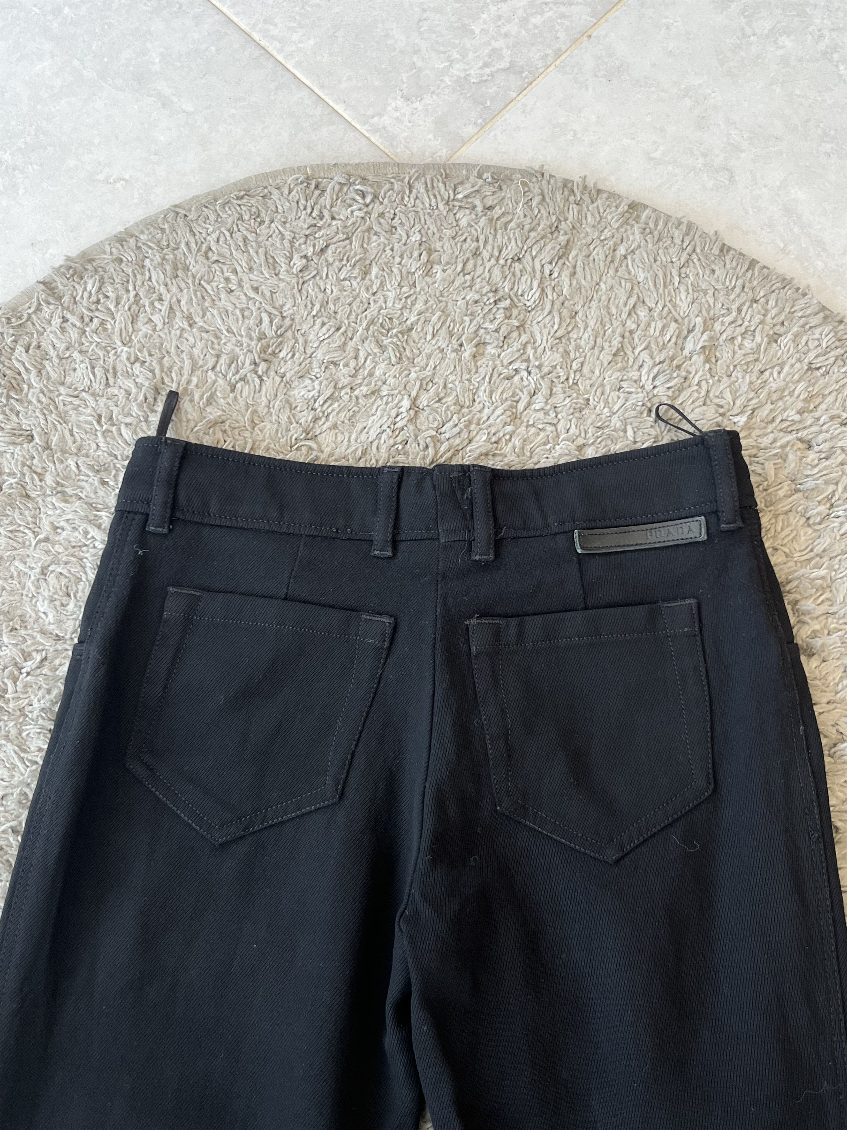 Prada PRADA Vintage Straight Fit Pants Black Label MADE IN ITALY Size US 26 / EU 42 - 5 Thumbnail