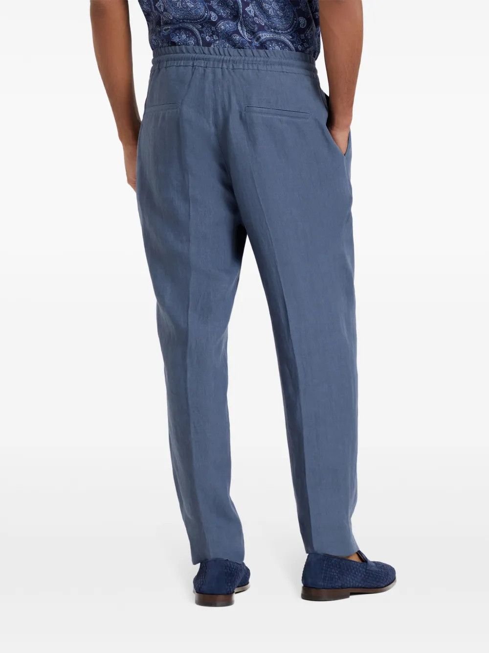 Brunello Cucinelli o1w1db10925 Pant in Dark Blue Size US 38 / EU 54 - 4 Thumbnail
