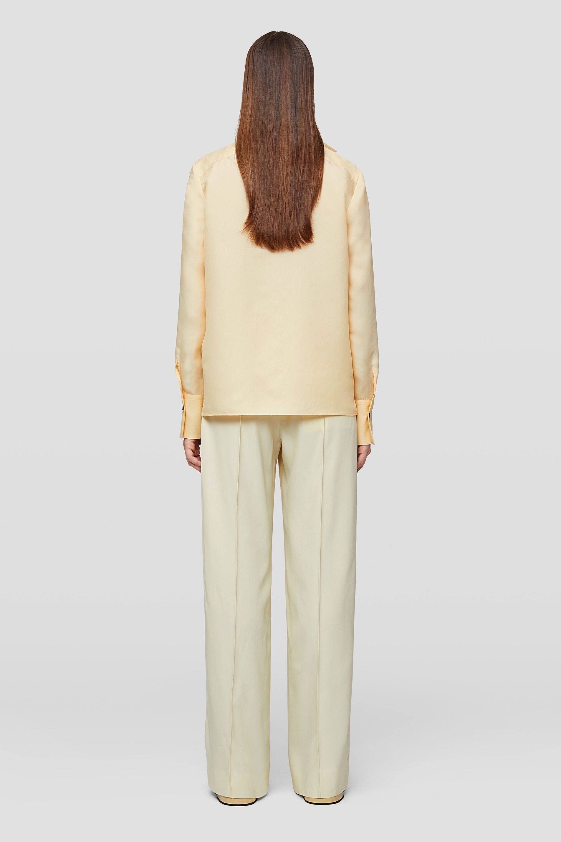 Jil Sander o1mt1gz0725 Trouser in Beige Size 28" / US 6 / IT 42 - 4 Thumbnail