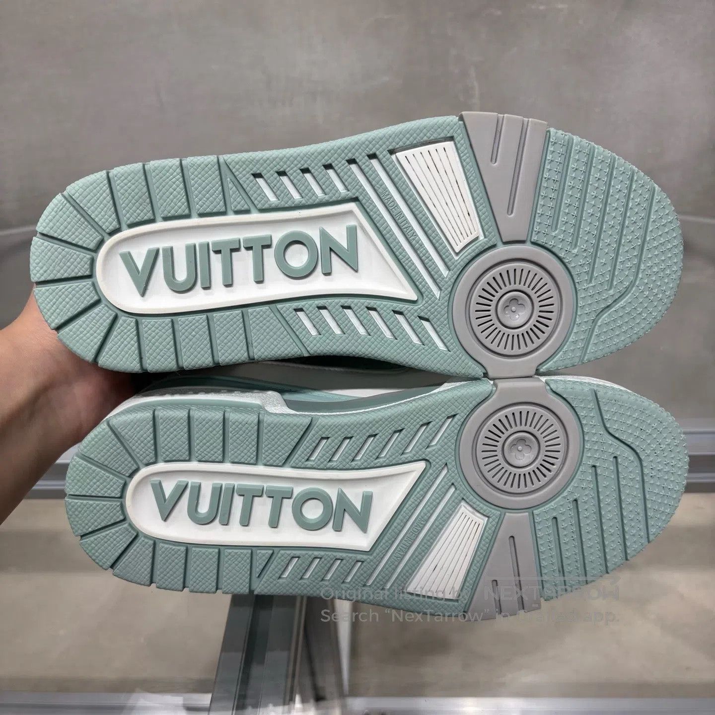 Louis Vuitton Louis Vuitton Trainer shoes Macaron Color Scheme Mint Gre Size US 4.5 / IT 34.5 - 7 Thumbnail