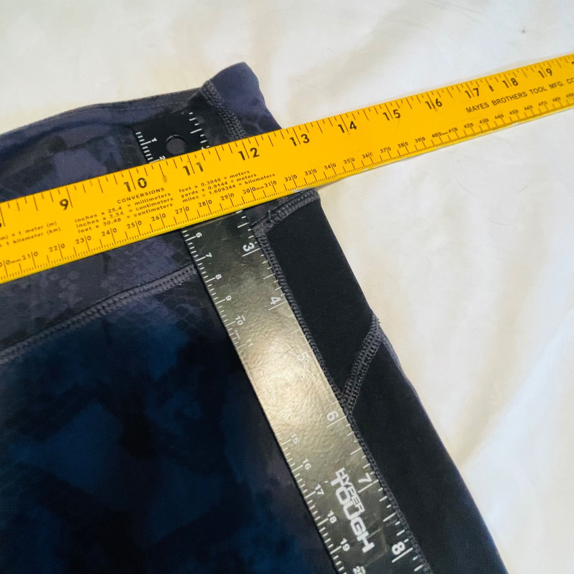Other Vim Mia Yoga Leggings Blue Snake Print Lace Accents Small Wo Size 26" / US 2 / IT 38 - 9 Thumbnail