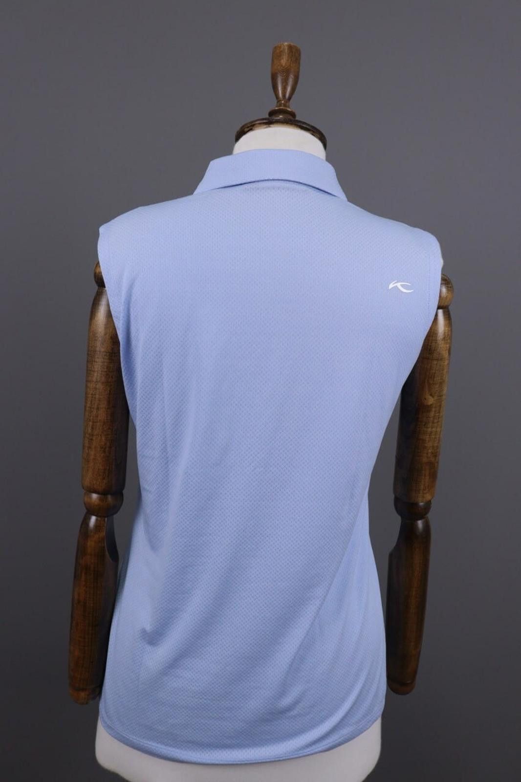 KJUS KJUS Blue Sleeveless Sport Fit Summer Polo Shirt Size 38 / M Size M / US 6-8 / IT 42-44 - 11 Thumbnail