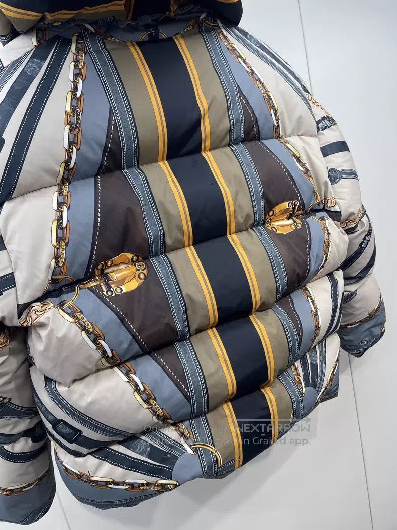 Louis Vuitton Louis Vuitton Chain-lined presbyopic patchwork down jacket Size XS / US 0-2 / IT 36-38 - 3 Thumbnail